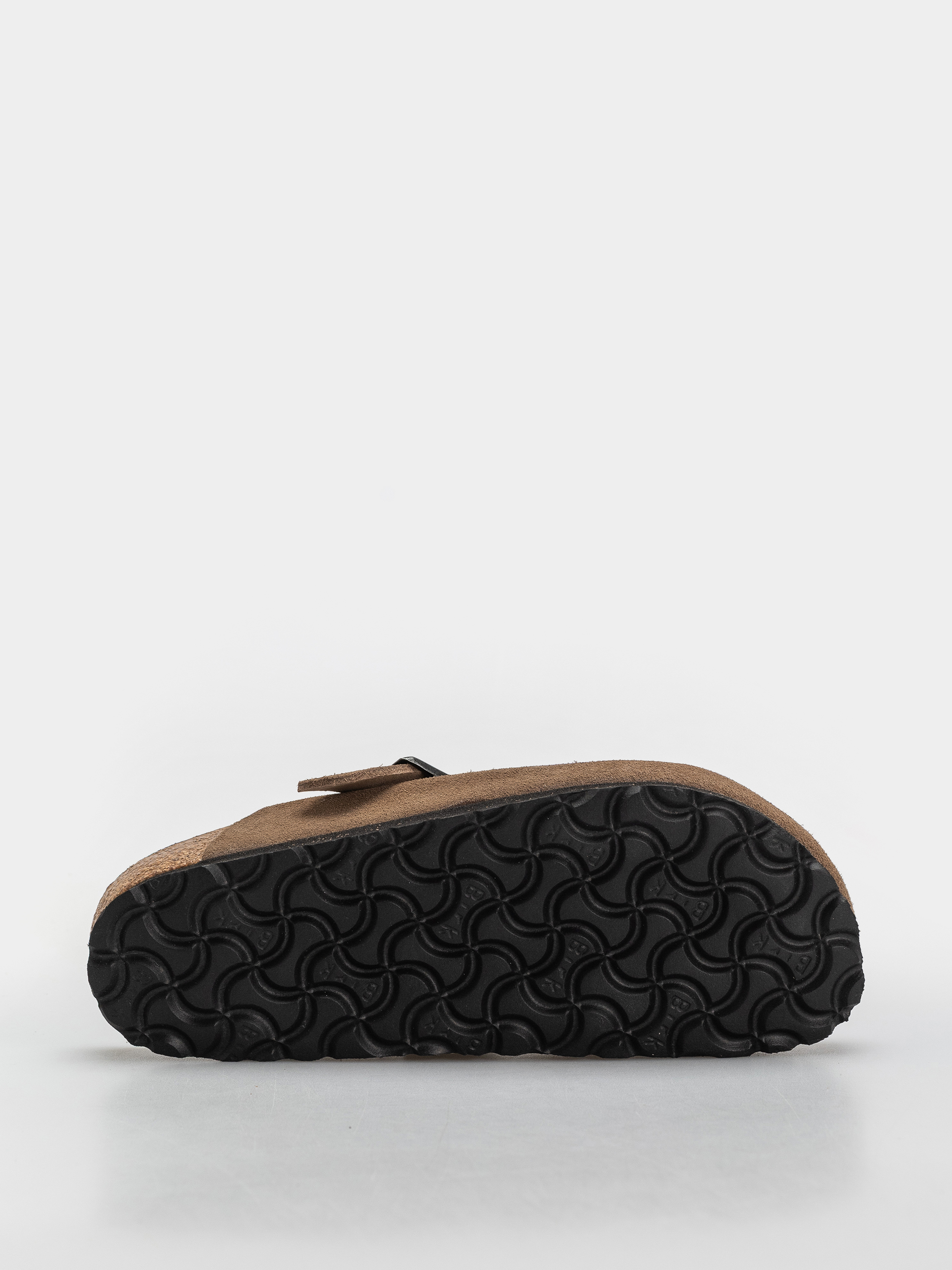 Șlapi Birkenstock Boston Suede Leather Narrow (dark tea)