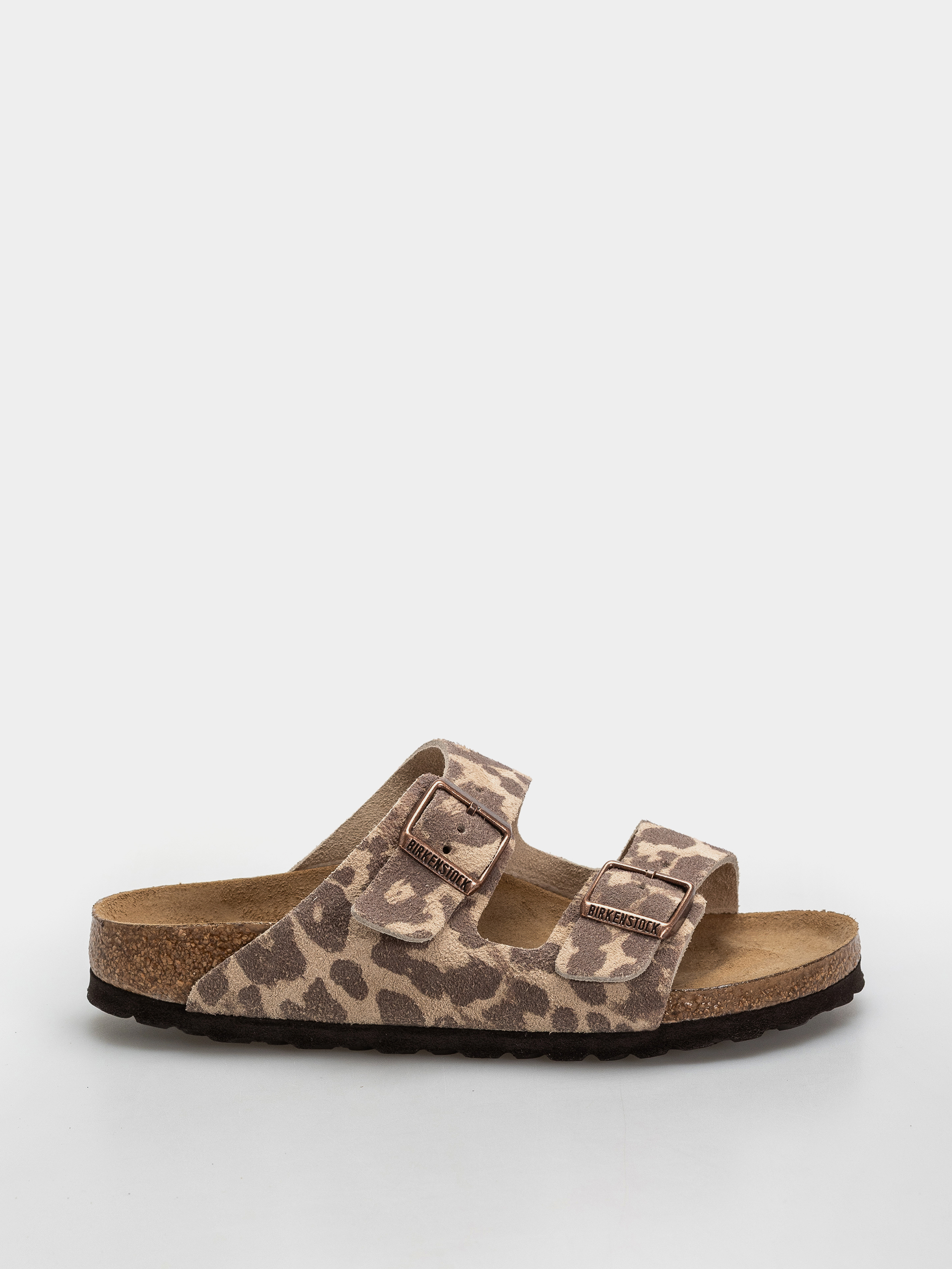 Șlapi Birkenstock Arizona Suede Leather Narrow (leo sandcastle)