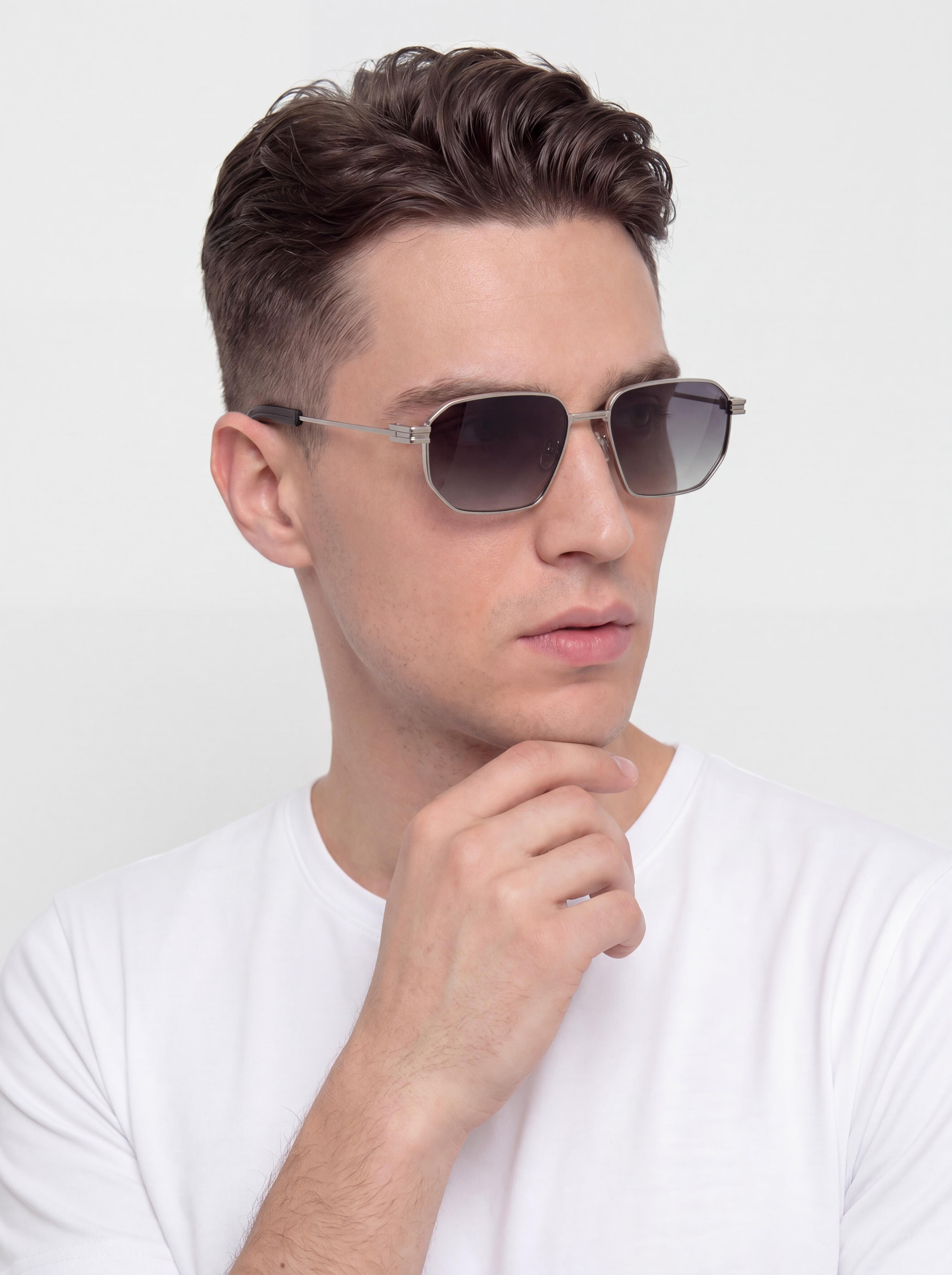 Ochelari de soare Komono Harvey (silver black)