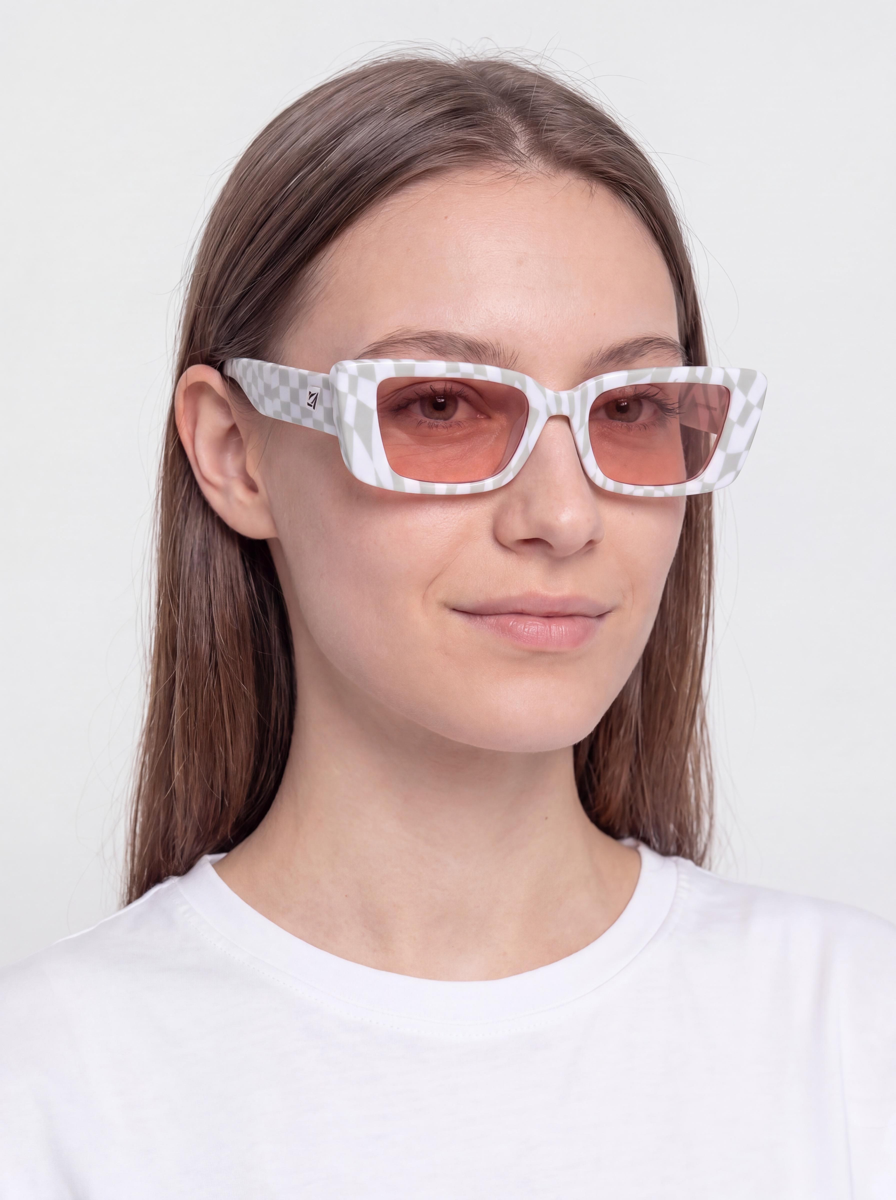 Ochelari de soare Volcom Strange Land (check her/rose)