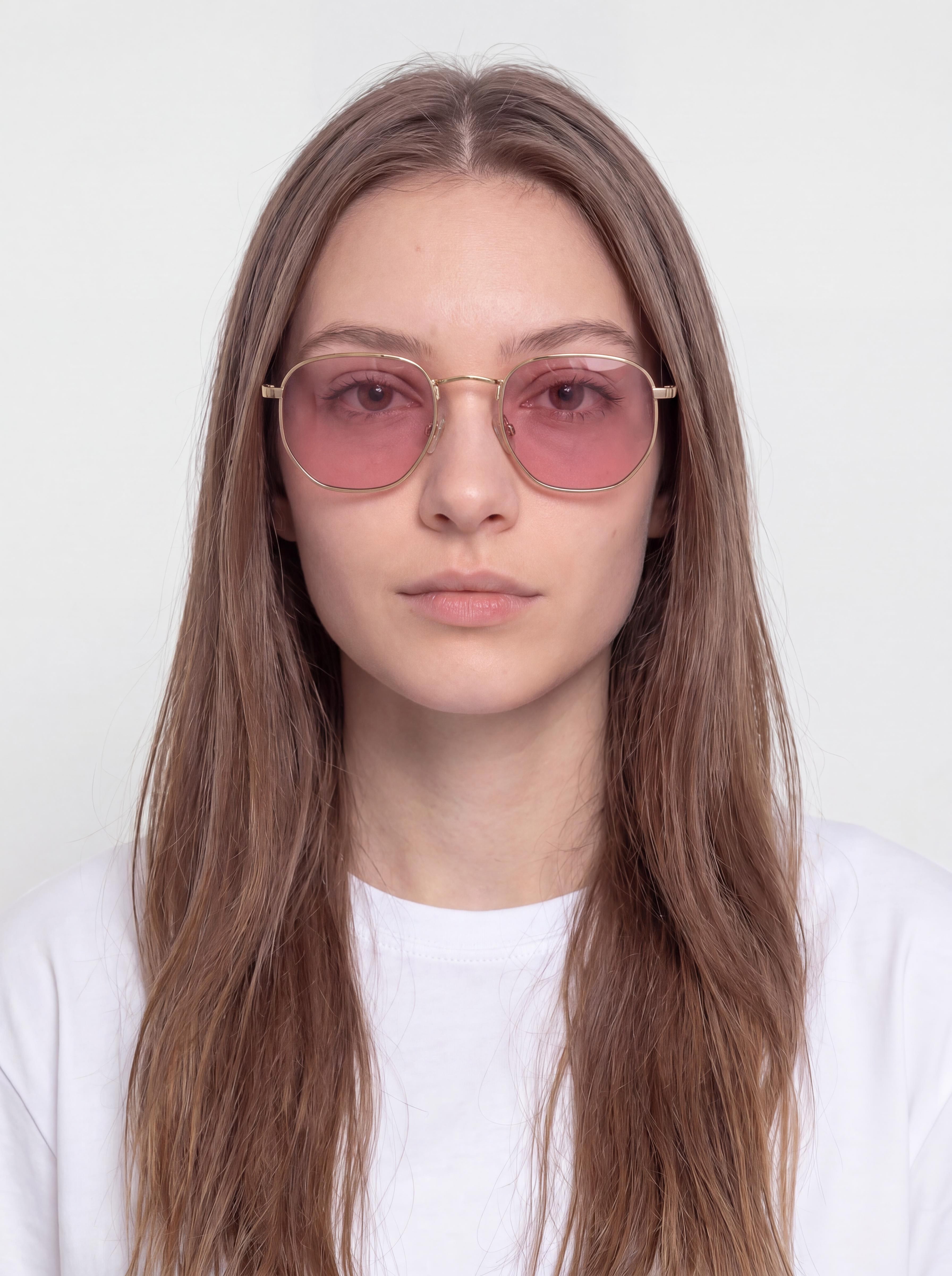 Ochelari de soare Volcom Happening Gloss Gold/Pink (pink)
