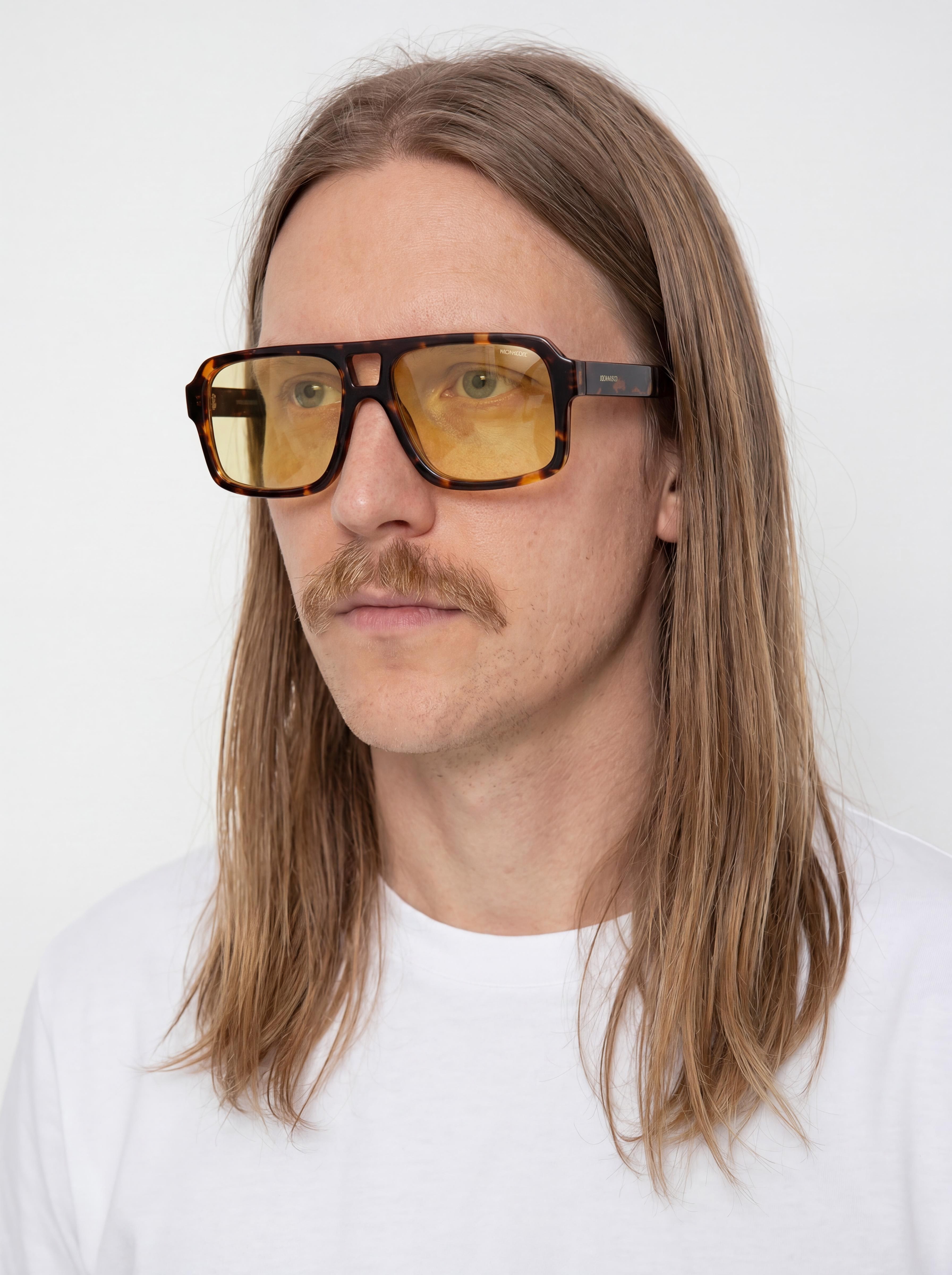 Ochelari de soare Komono Falcon (havana lemon)