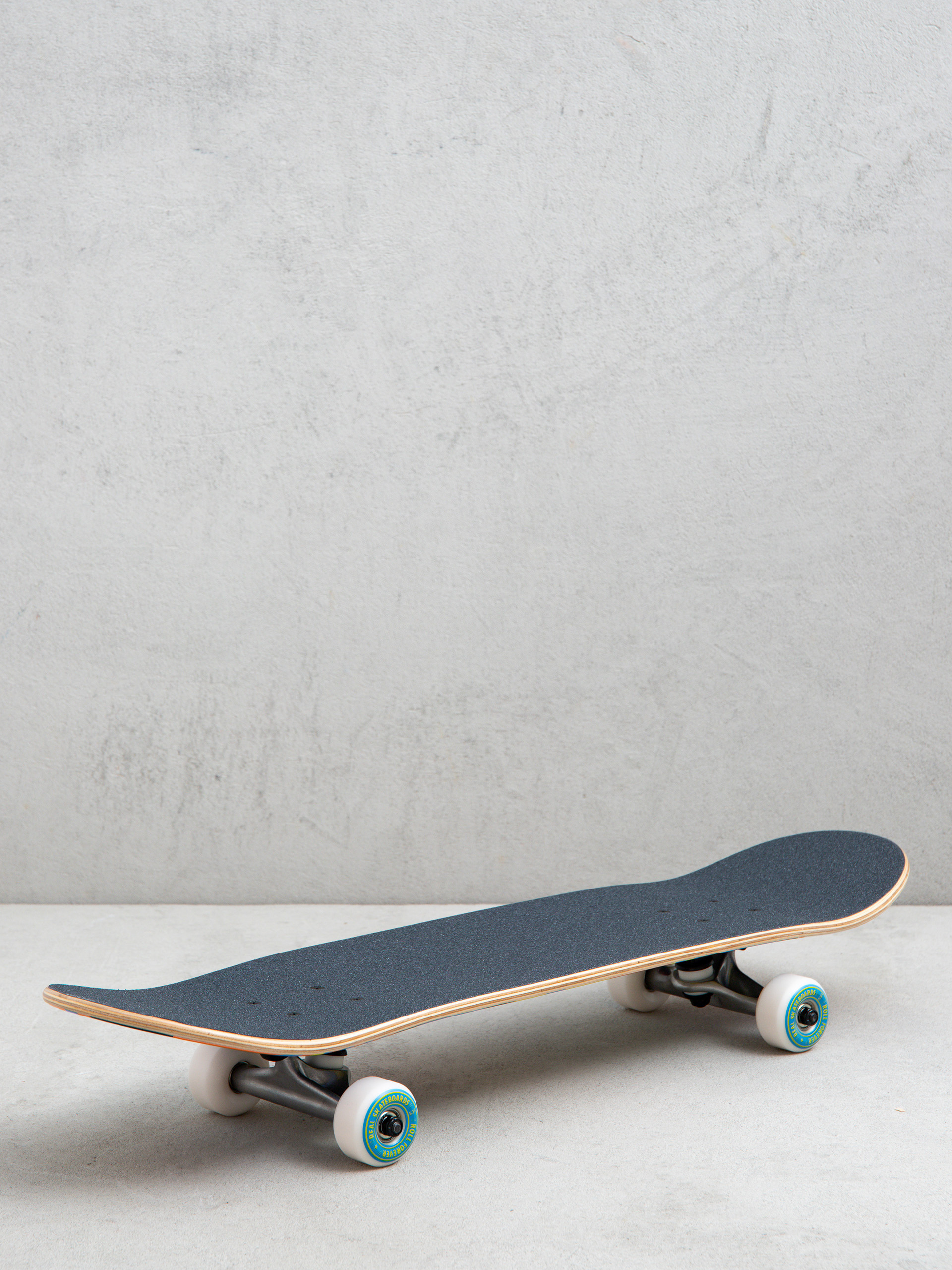 Skateboard Real Hatched (orange/blue/yellow)