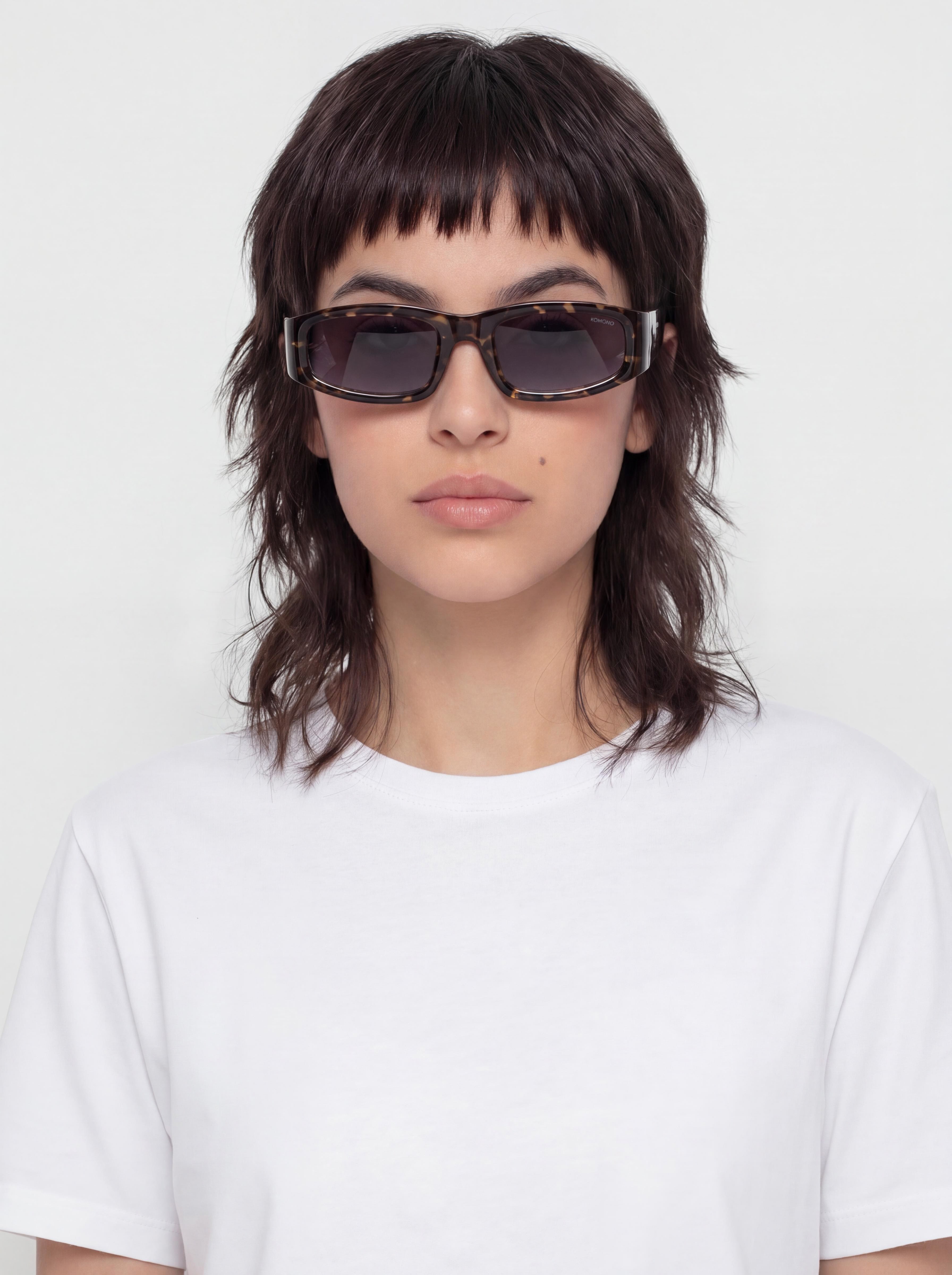Ochelari de soare Komono Rylan (dark tortoise)