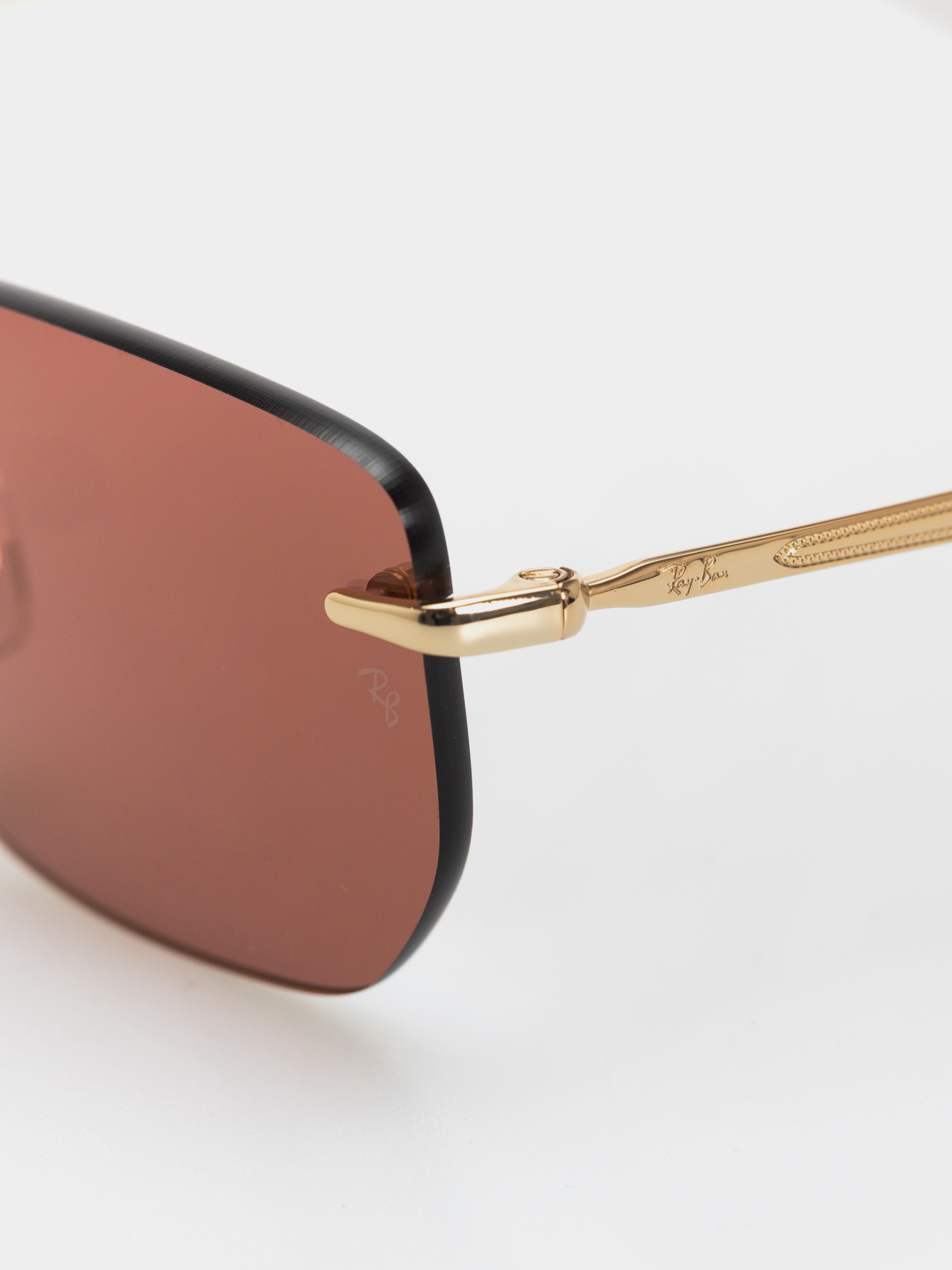 Ochelari de soare Ray-Ban Rb3768 (polerowany złoto arista/ciemnopurple i lustrzany red)