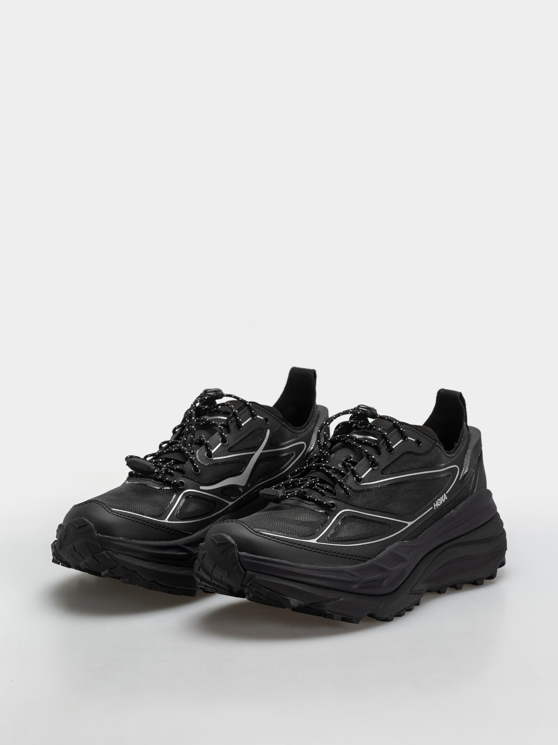 Pantofi Hoka Stinson One7 (black/silver)