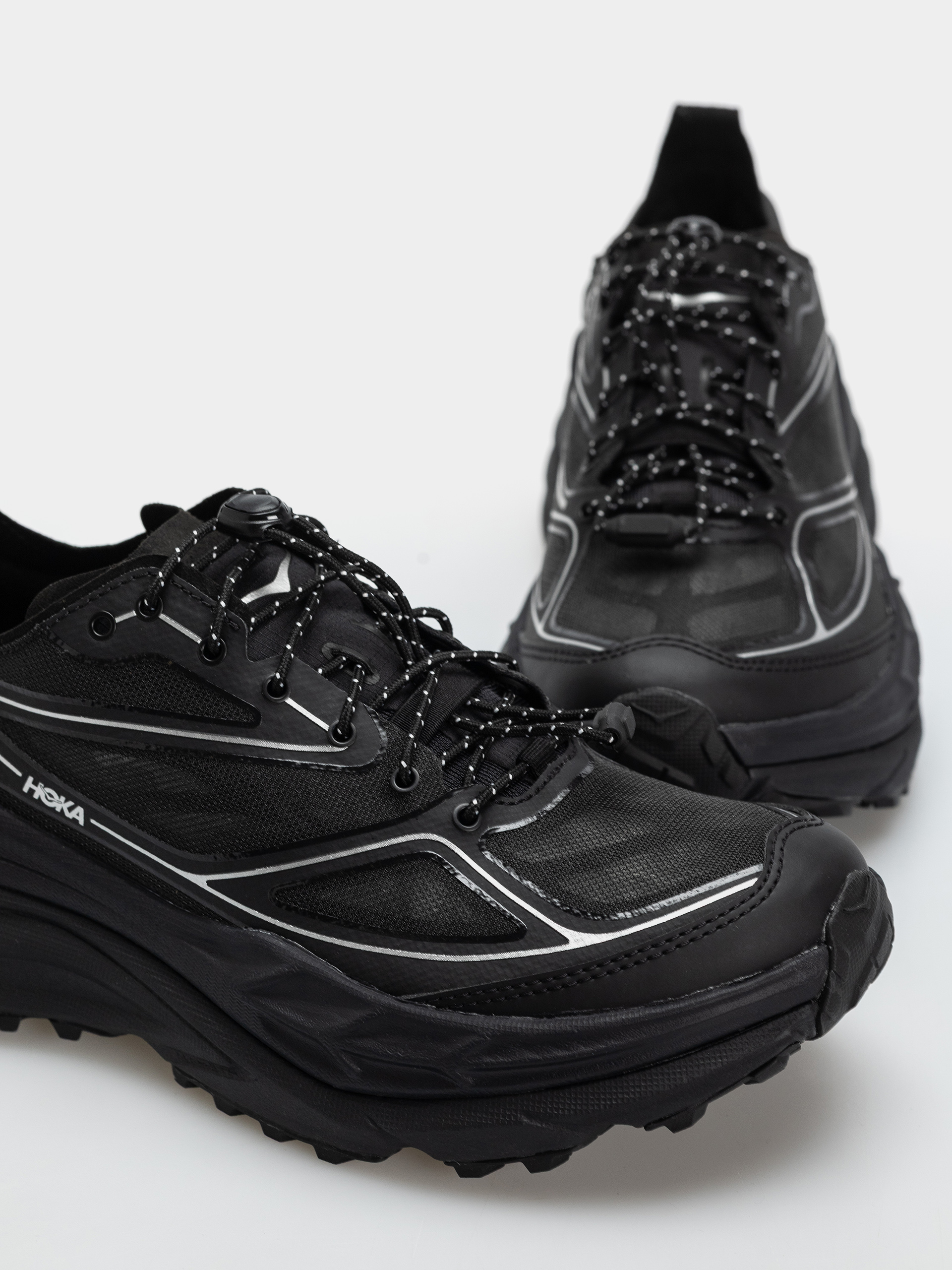 Pantofi Hoka Stinson One7 (black/silver)