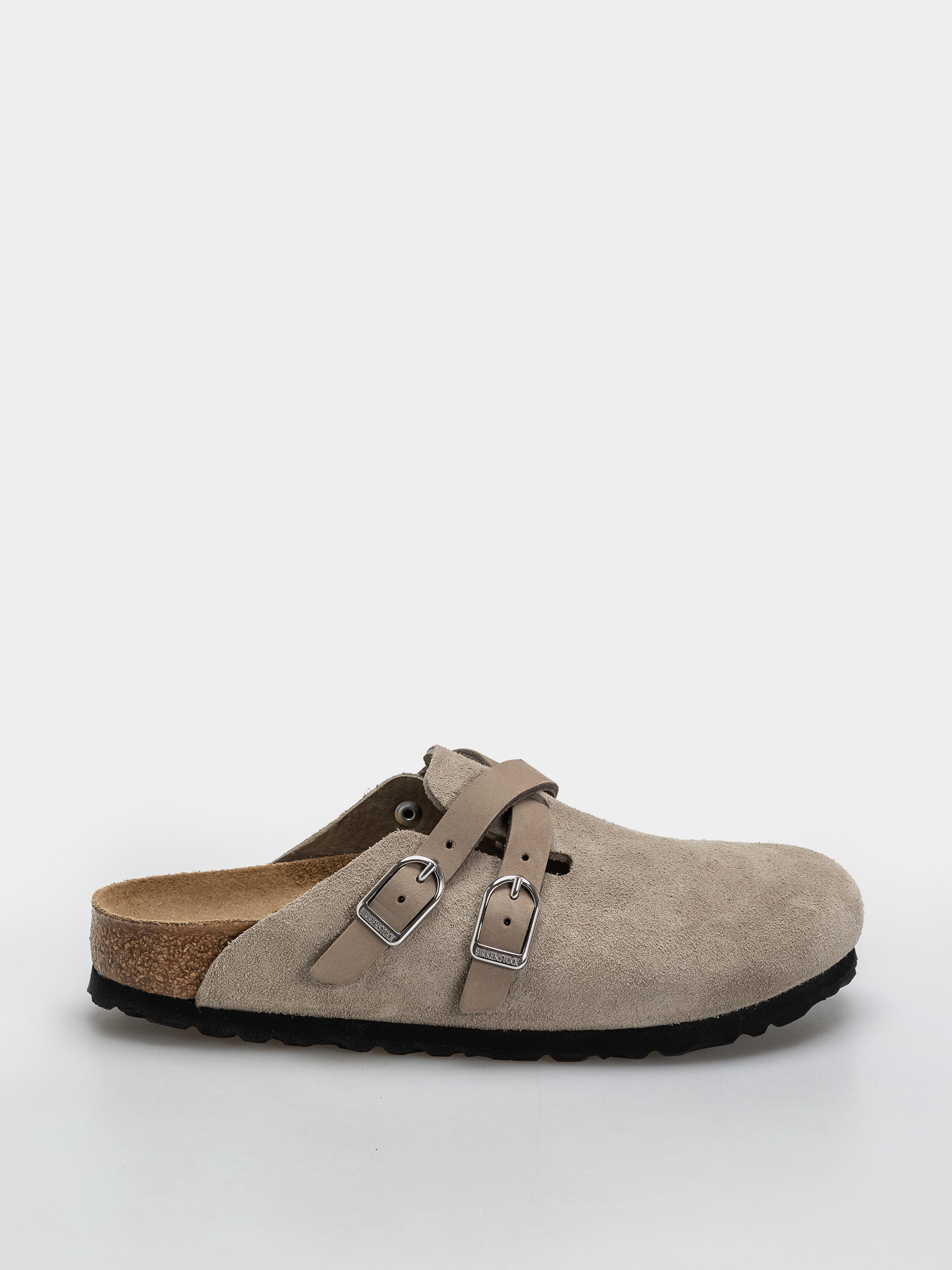 Șlapi Birkenstock Blair Suede Leather Narrow Wmn (taupe)