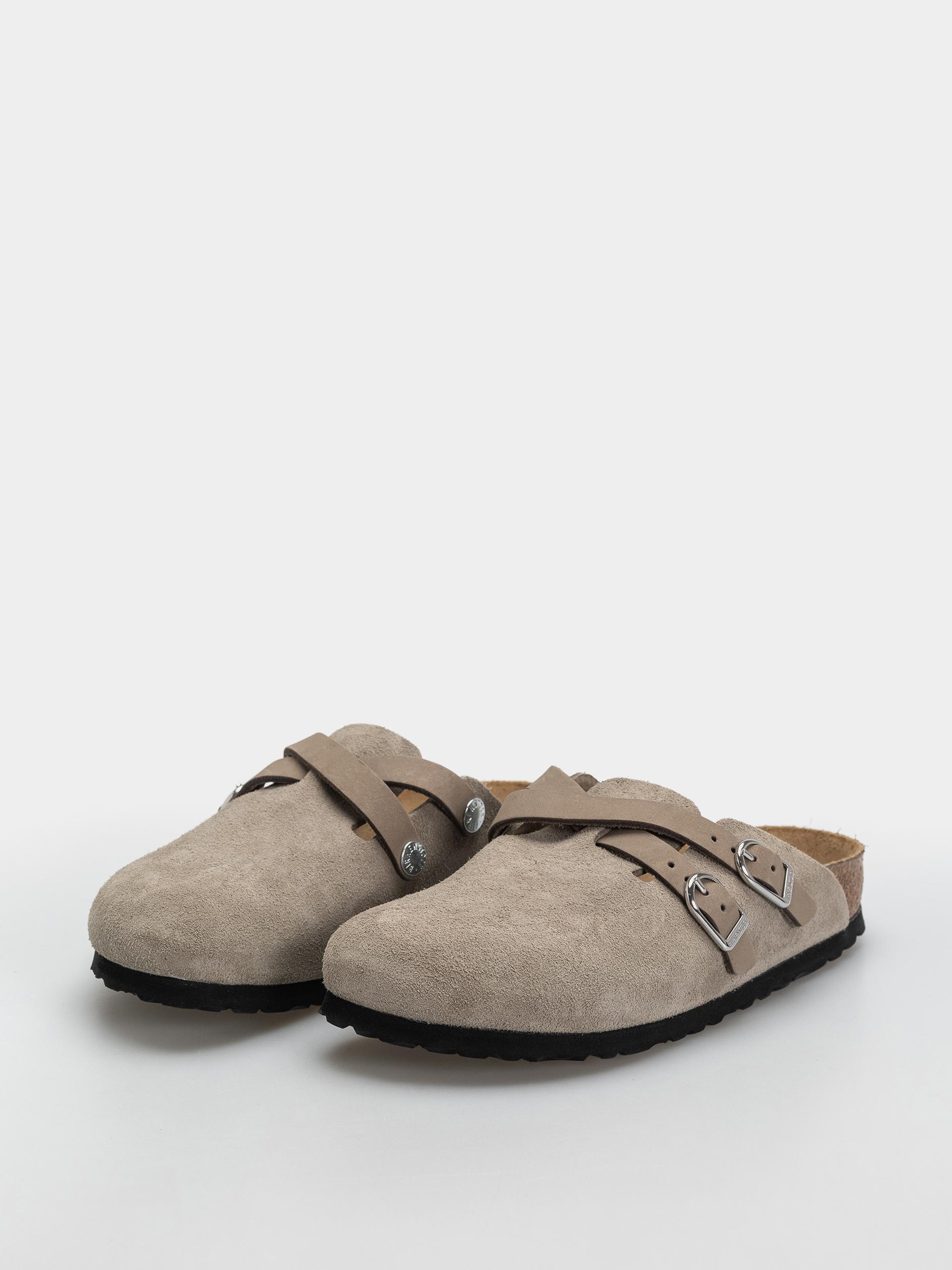 Șlapi Birkenstock Blair Suede Leather Narrow Wmn (taupe)