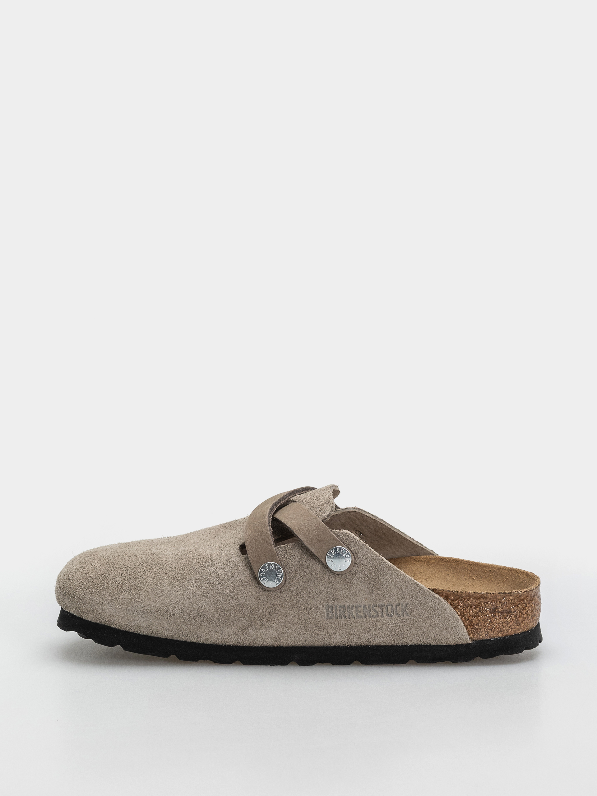 Șlapi Birkenstock Blair Suede Leather Narrow Wmn (taupe)