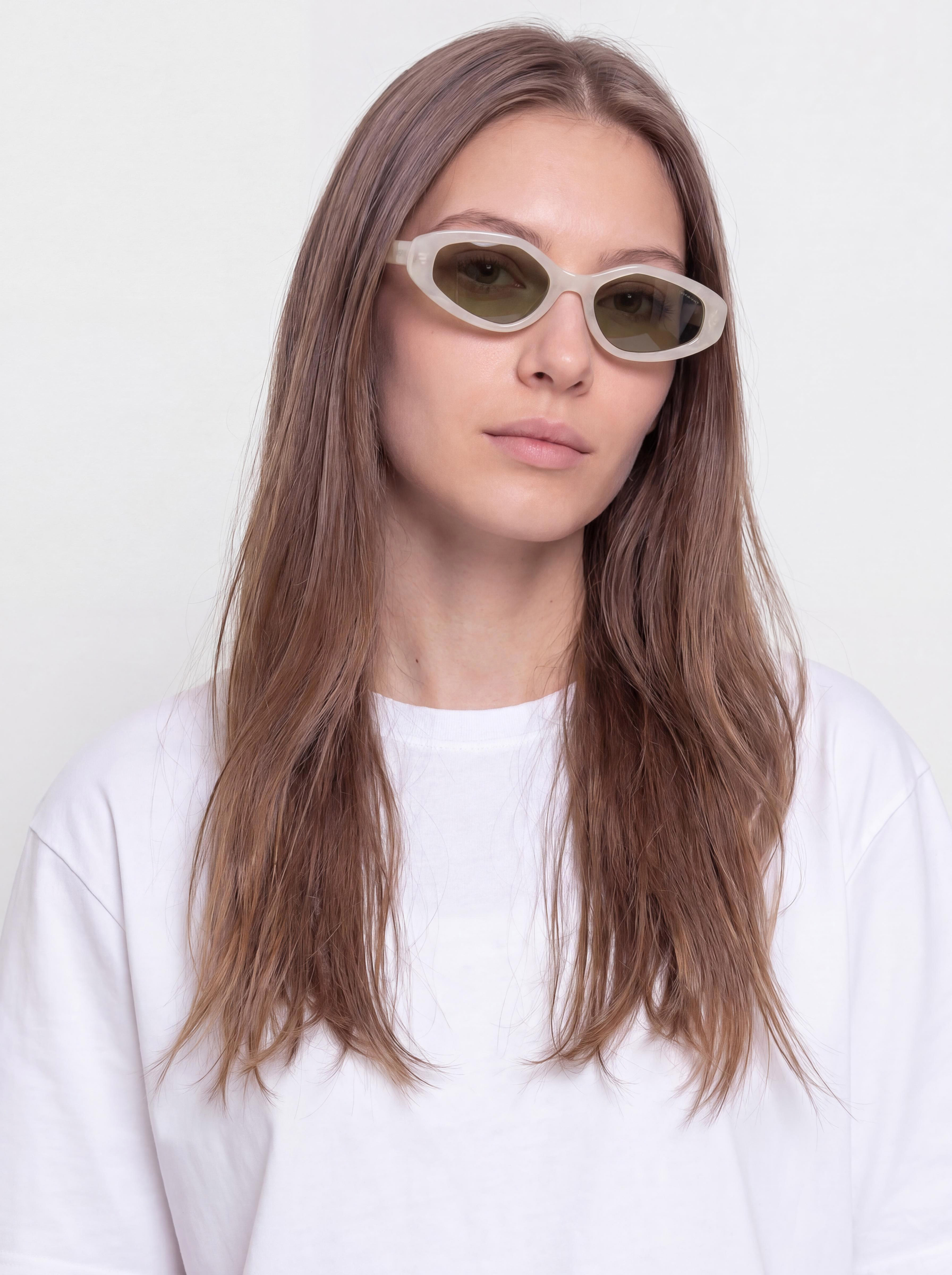 Ochelari de soare Komono Margot (alabaster green)