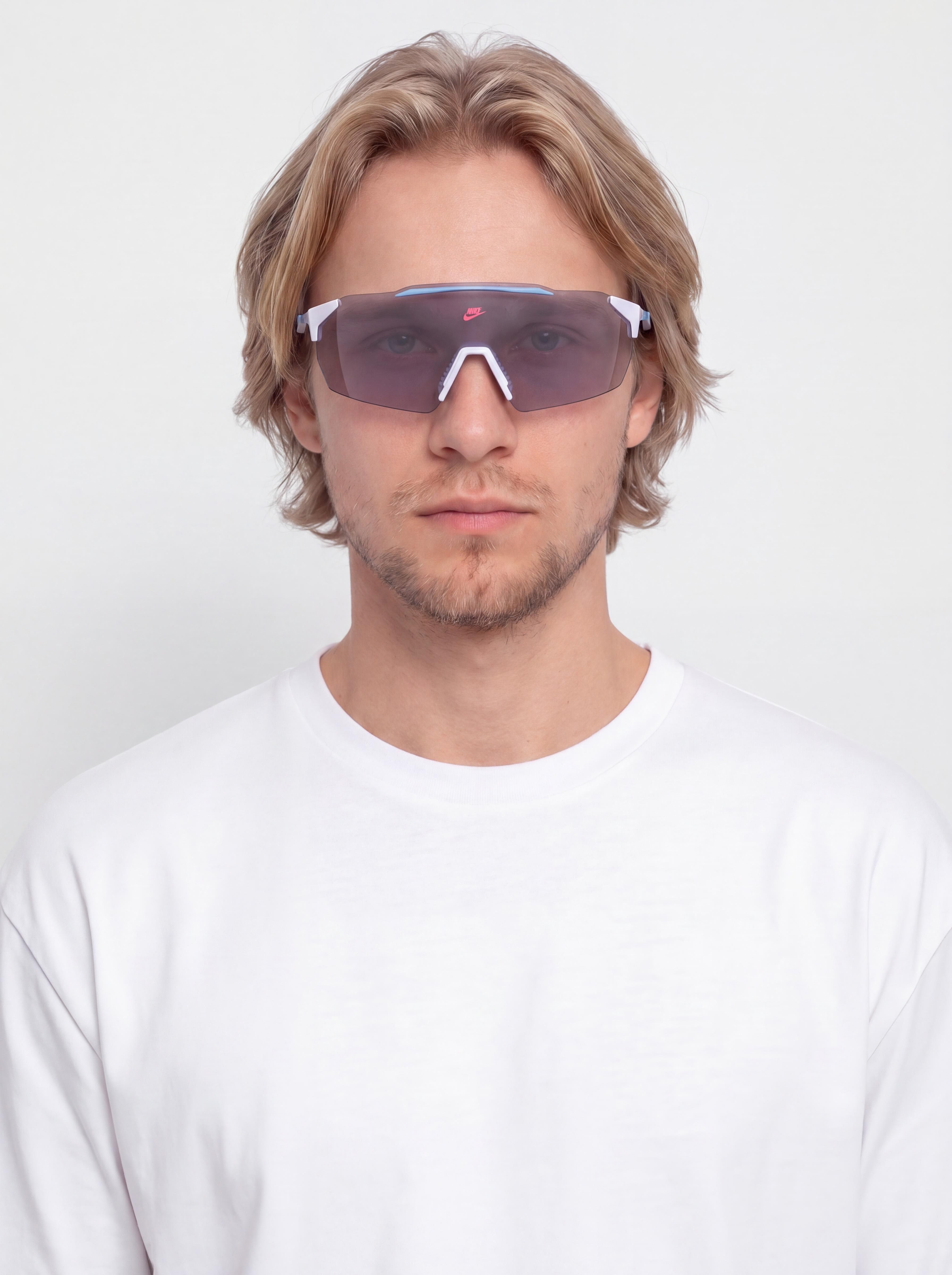 Ochelari de soare Nike Limitless Shield (amethyst tint/blue flash)
