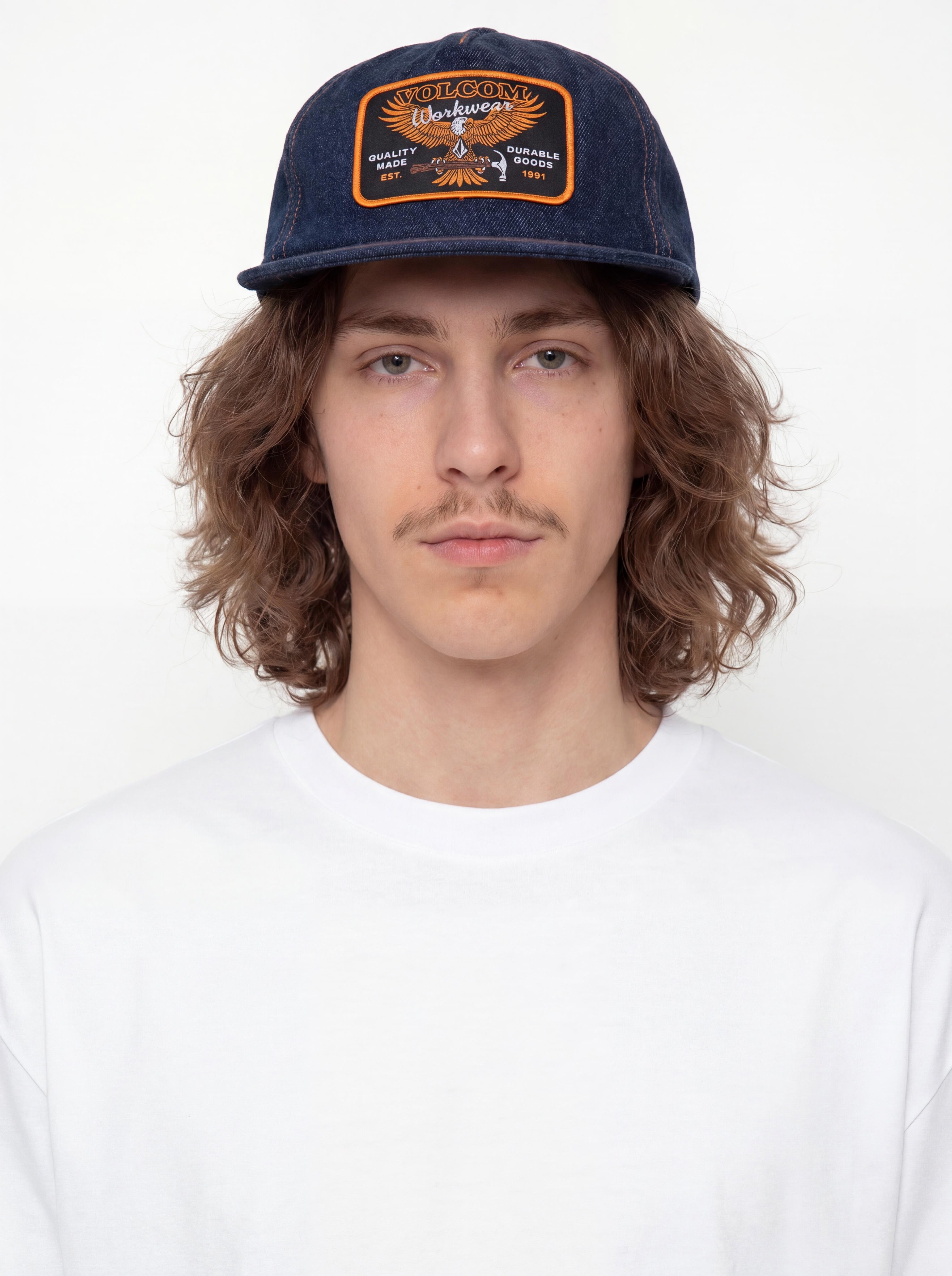 Șapcă Volcom Hammered Workwear (dust bowl indigo)