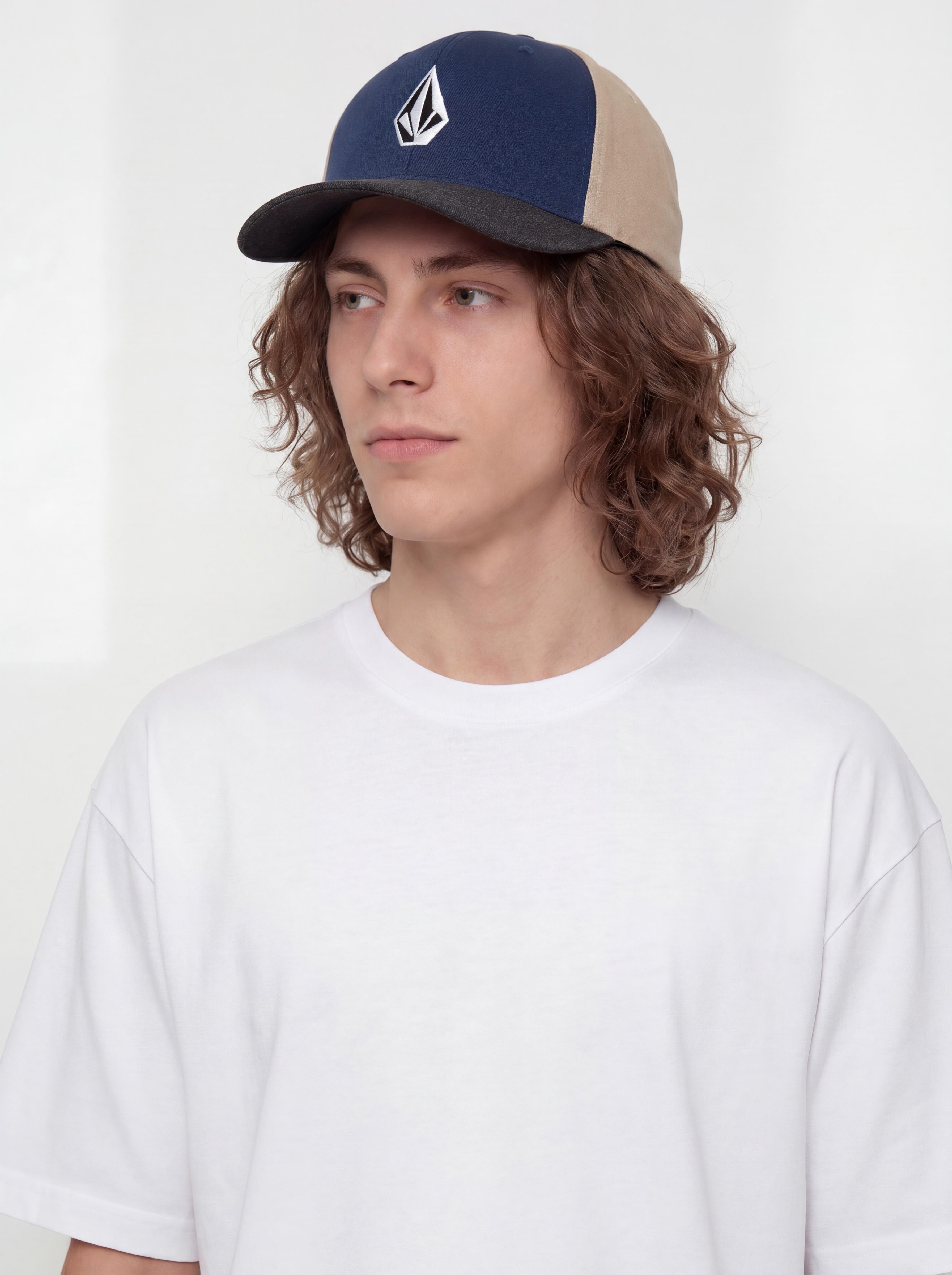 Șapcă Volcom Full Stone Hthr Flexfit (dust bowl indigo)
