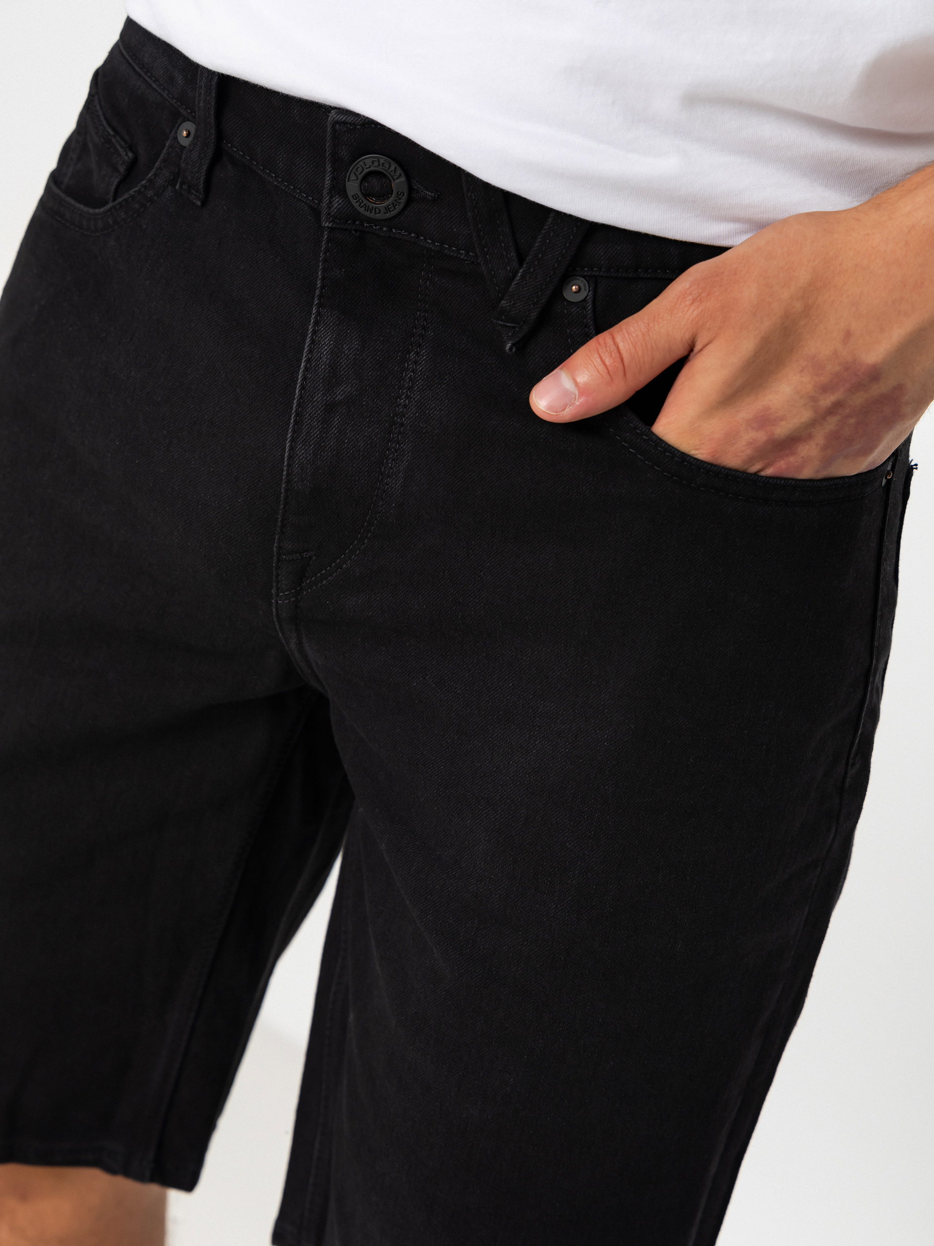 Pantaloni scurți Volcom Solver (black out)