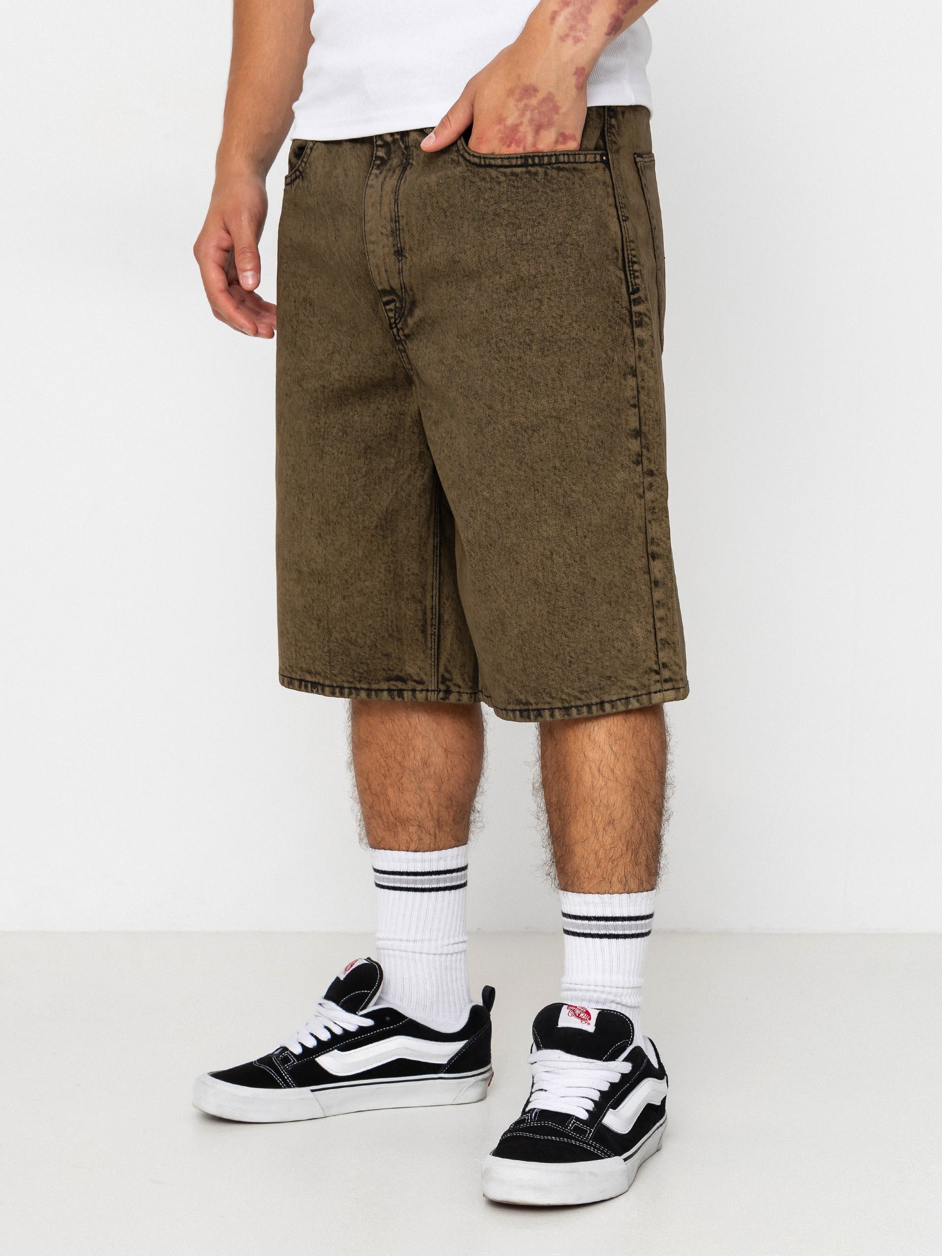 Pantaloni scurți Volcom Billow 22 (sage leaf)