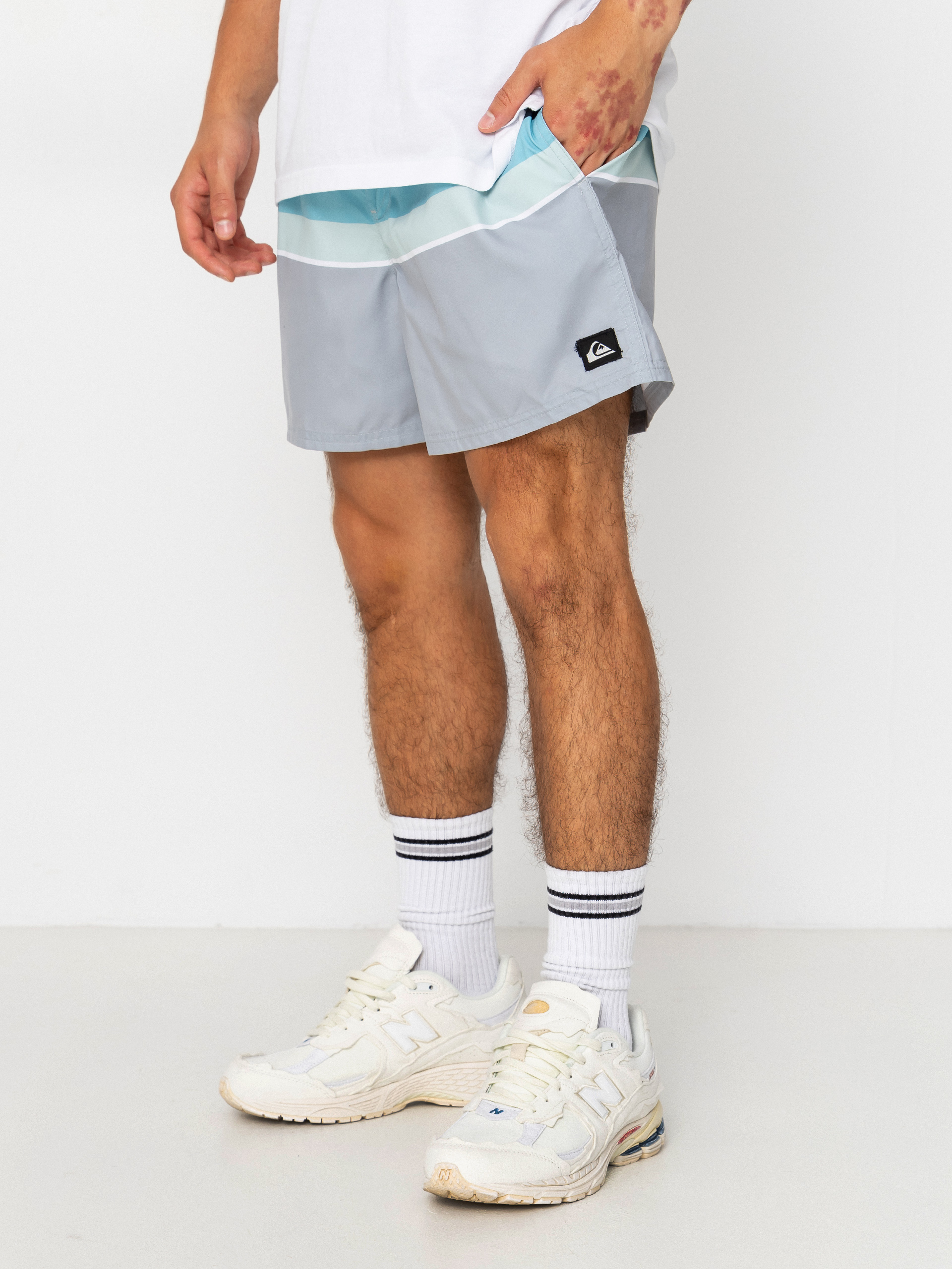 Șort Quiksilver Everyday Printed Volley 15 (quarry outside stripe)