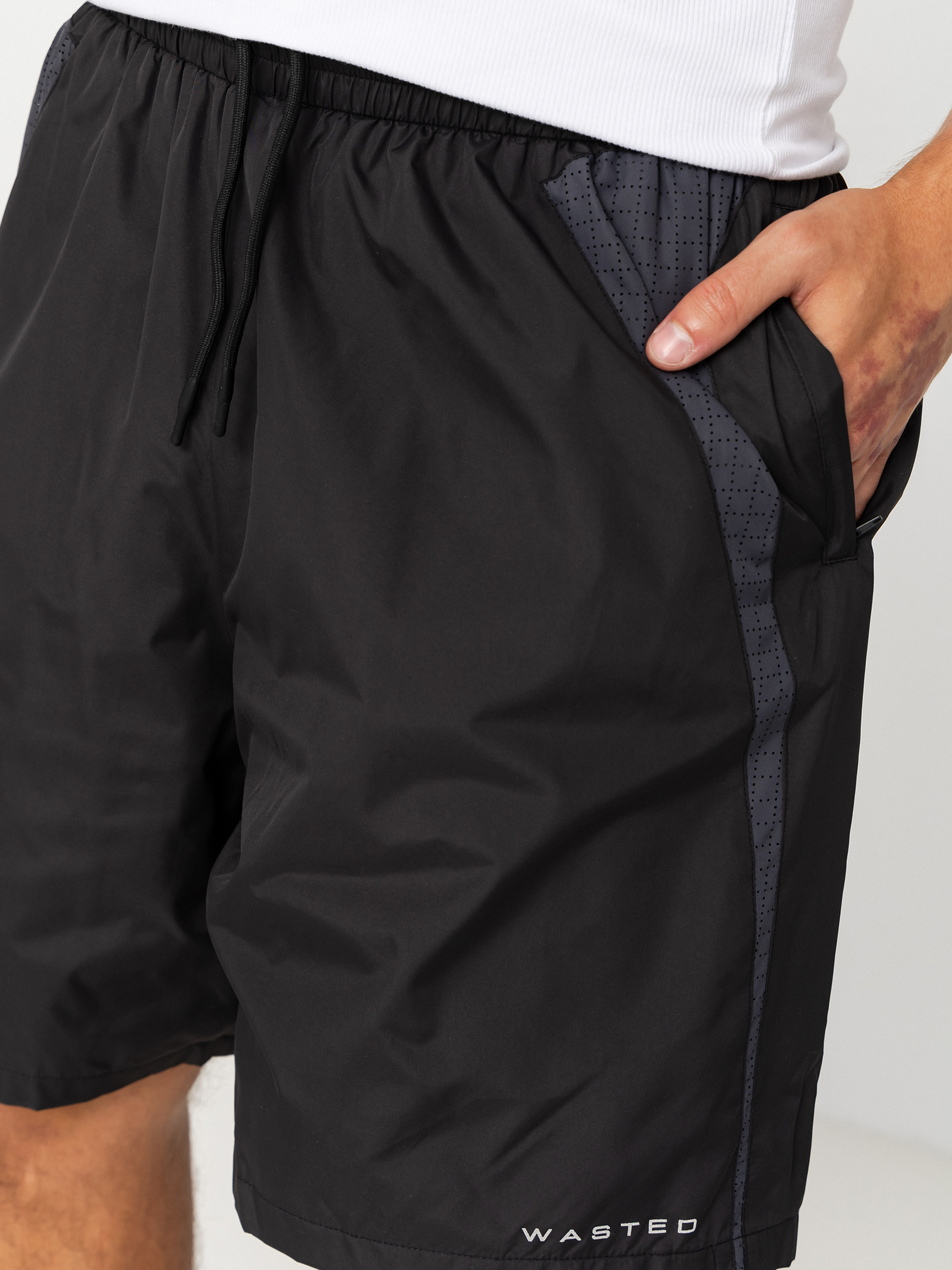 Pantaloni scurți Wasted Paris Sharp Track (black)