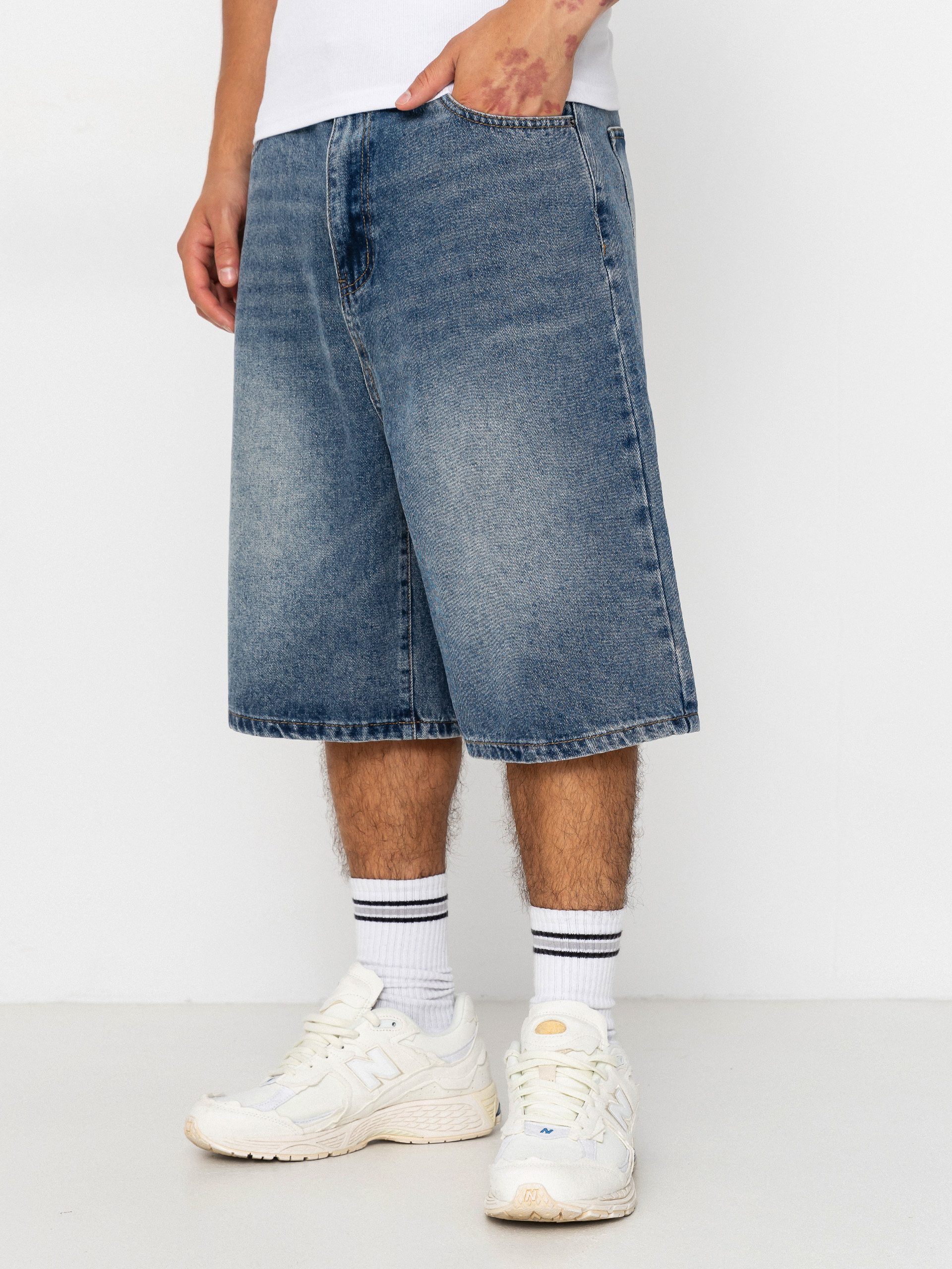 Pantaloni scurți Wasted Paris Faded Casper (vintage blue)