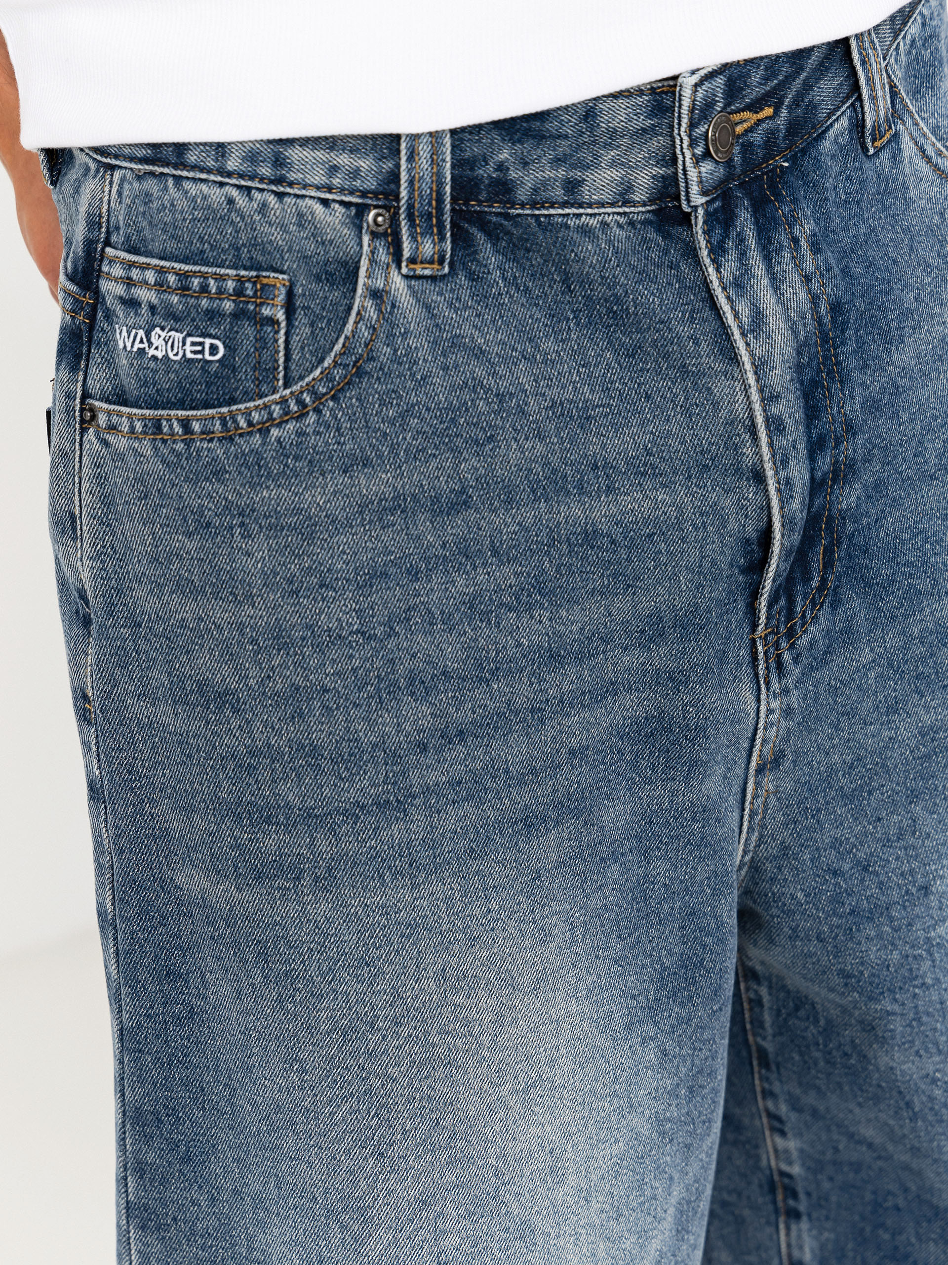 Pantaloni scurți Wasted Paris Faded Casper (vintage blue)