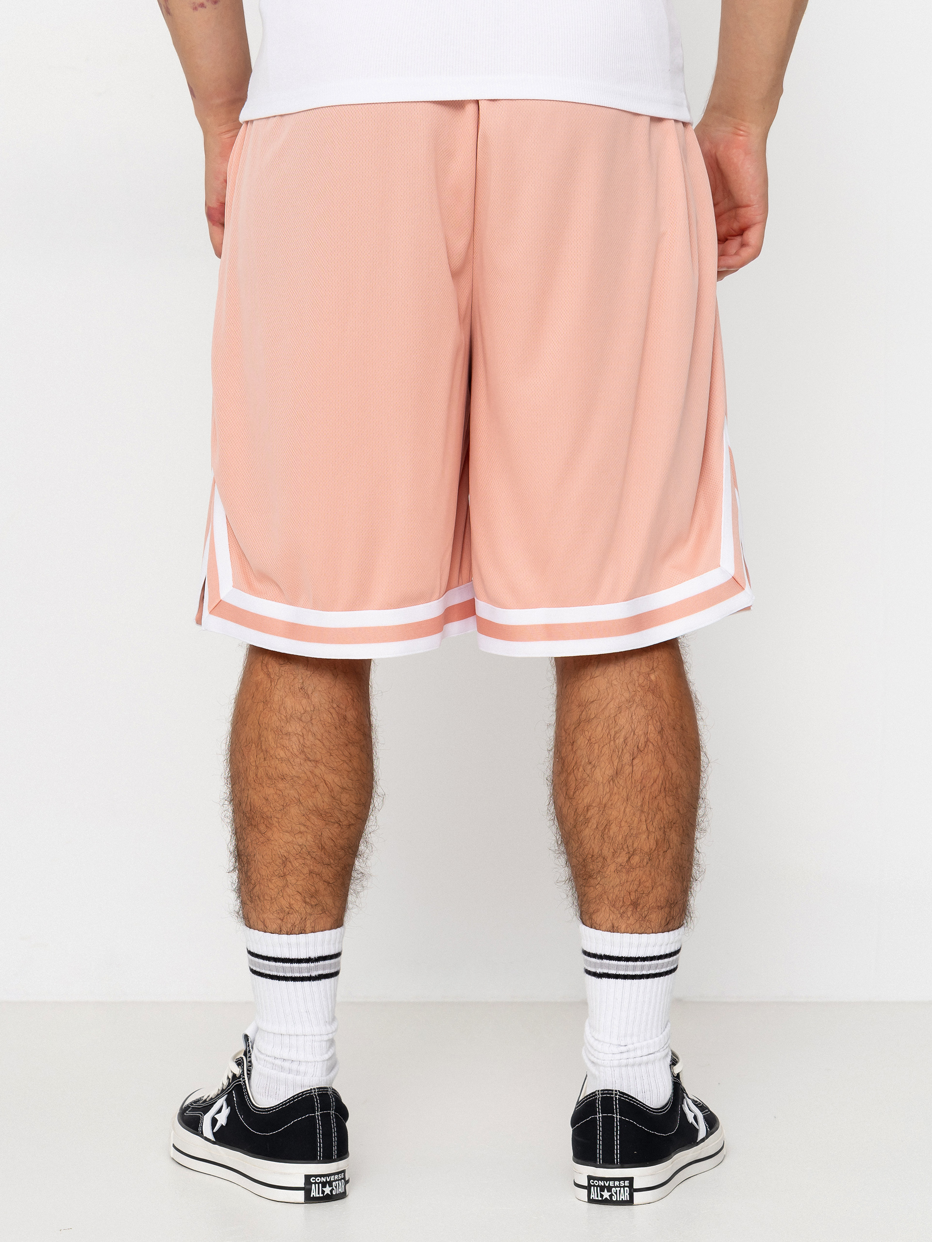 Pantaloni scurți Karl Kani Small Signature Essential Mesh (pink)