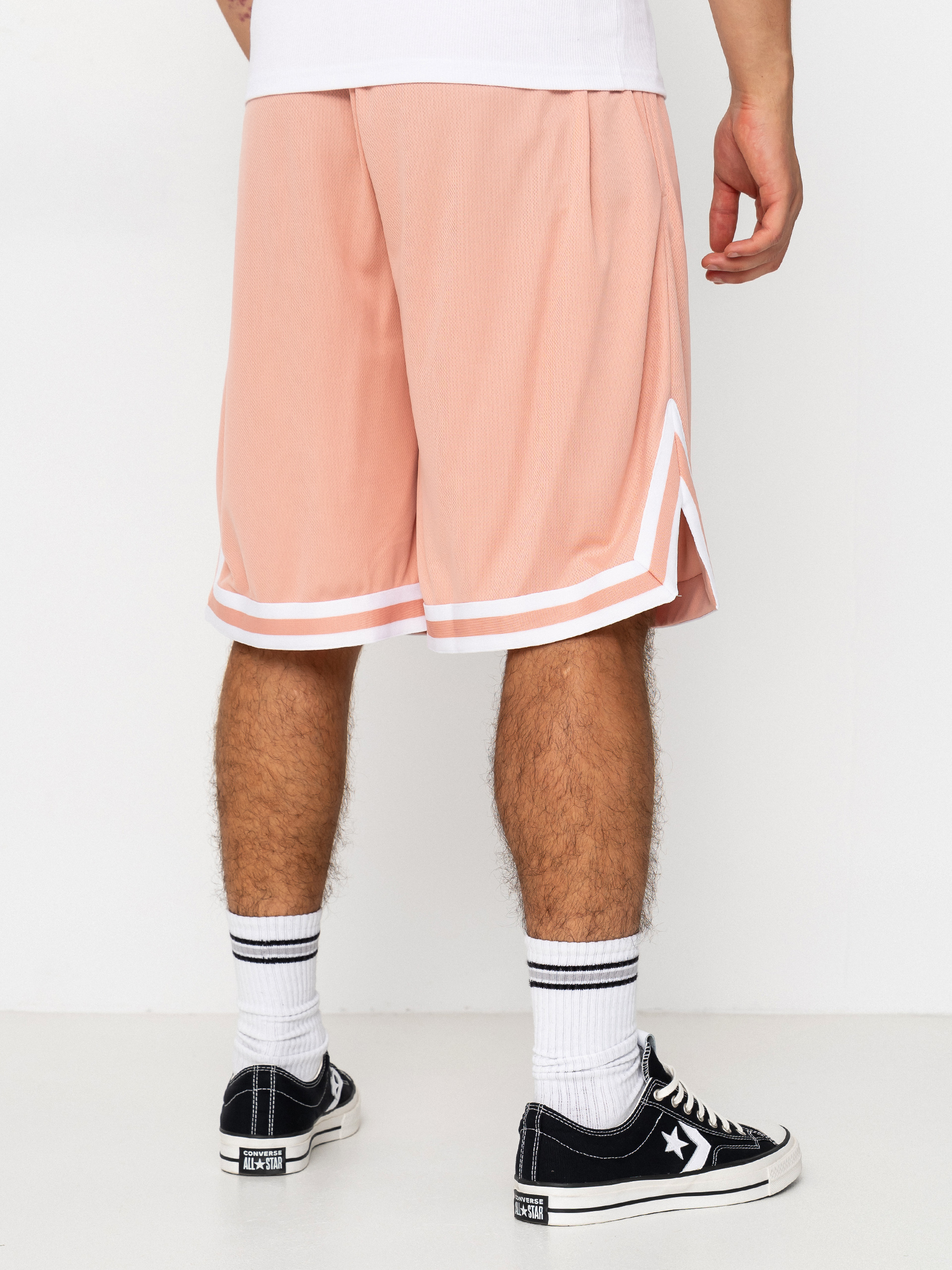 Pantaloni scurți Karl Kani Small Signature Essential Mesh (pink)