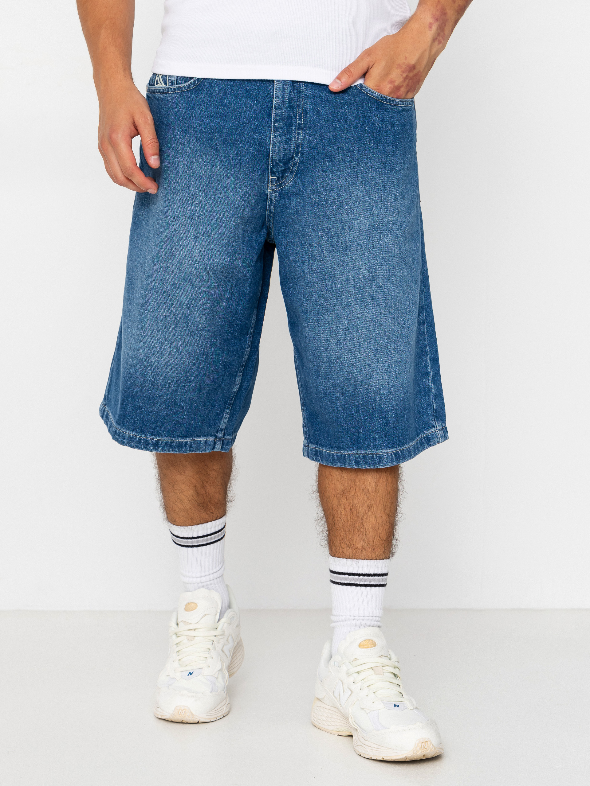 Pantaloni scurți Karl Kani Jeans Denim Jorts (blue)