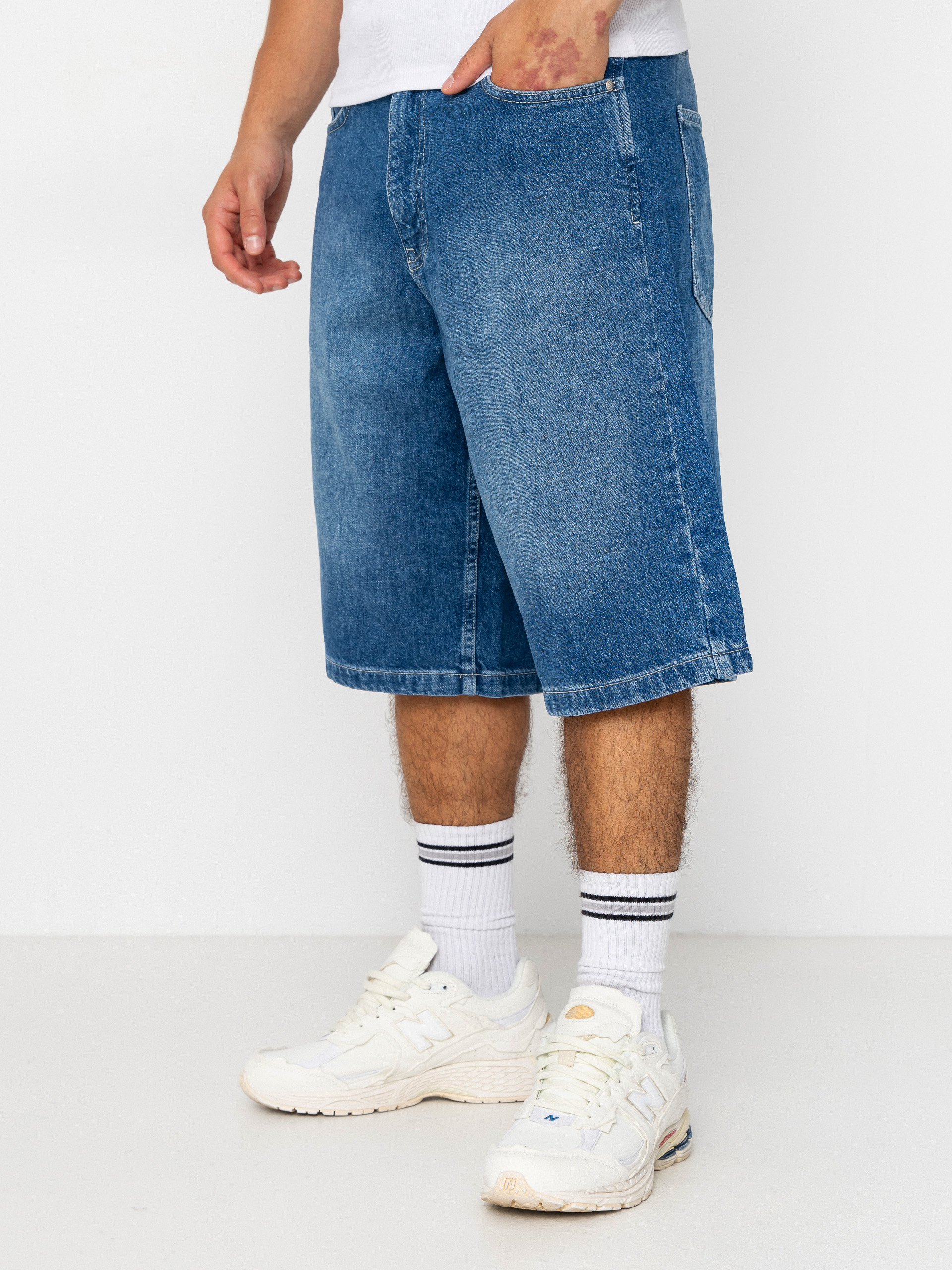 Pantaloni scurți Karl Kani Jeans Denim Jorts (blue)