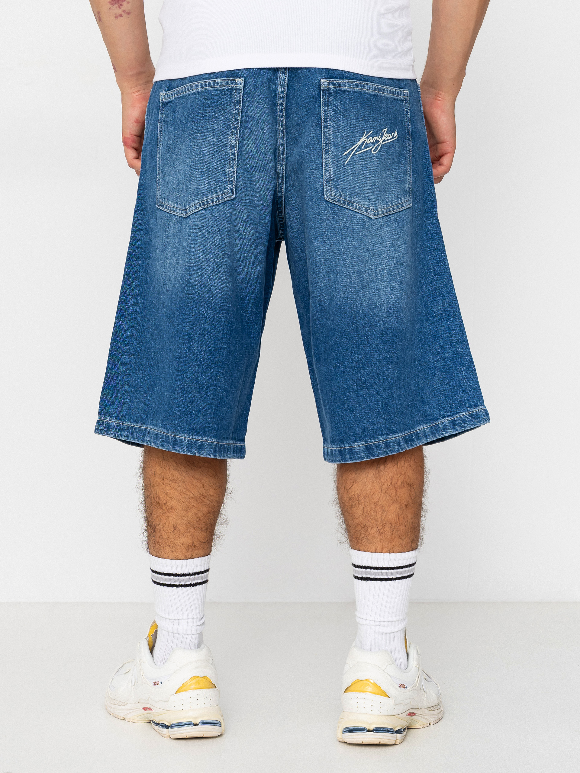 Pantaloni scurți Karl Kani Jeans Denim Jorts (blue)