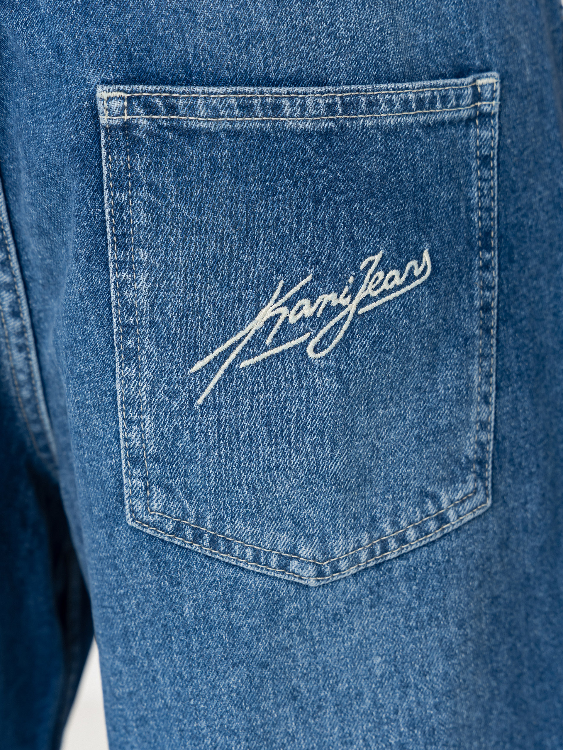 Pantaloni scurți Karl Kani Jeans Denim Jorts (blue)