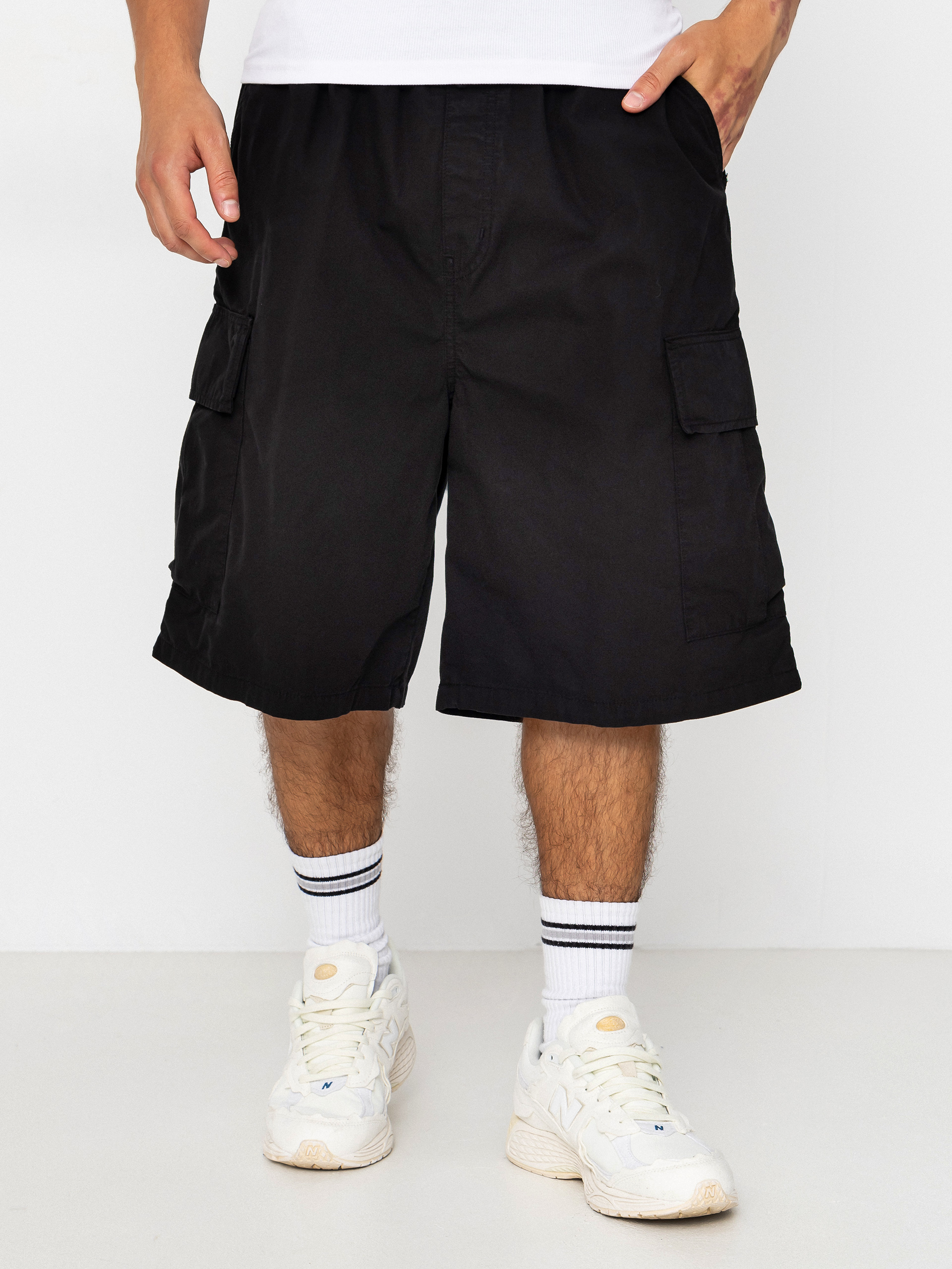 Pantaloni scurți Carhartt WIP Mandler Cargo (black)