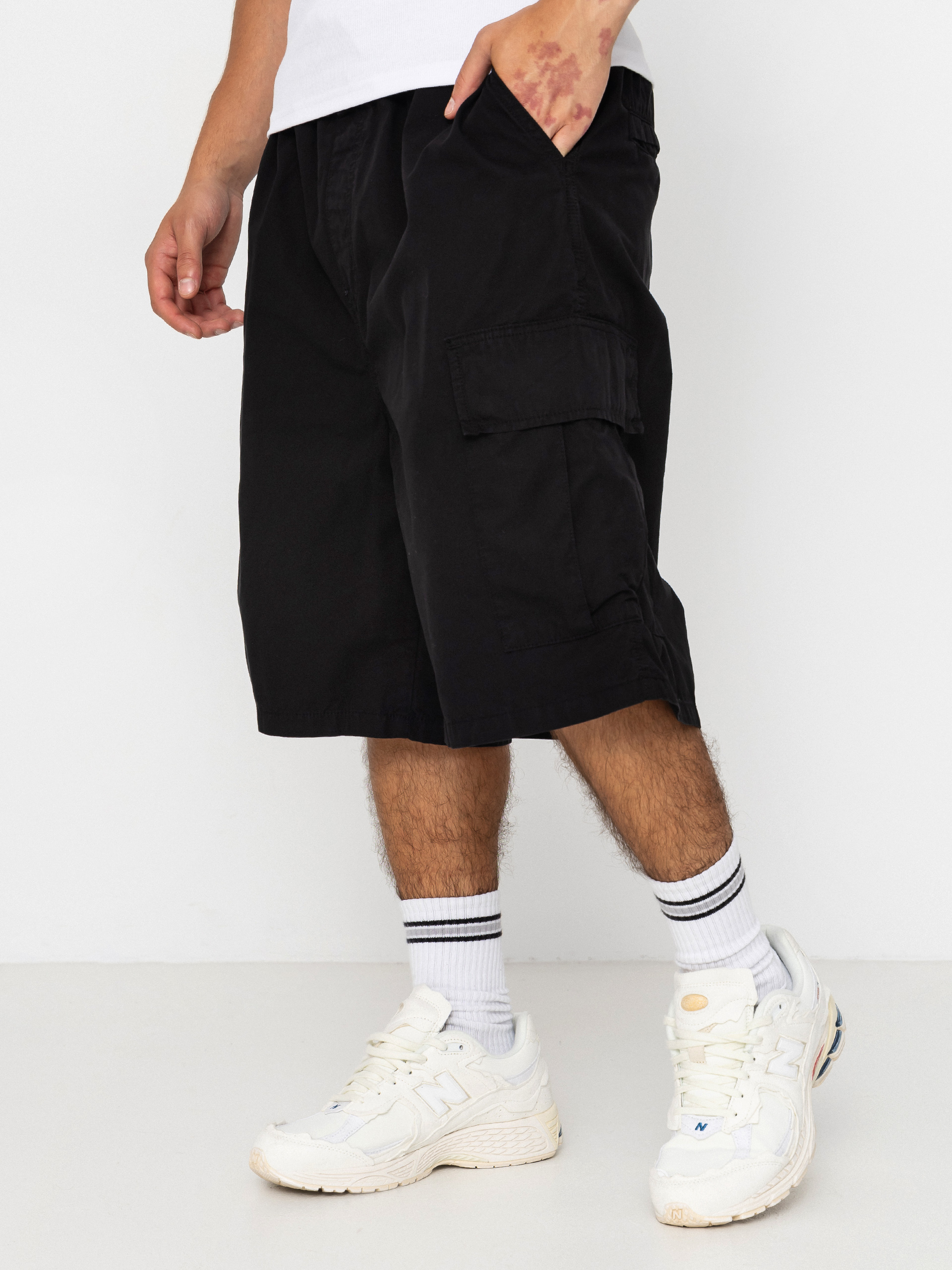 Pantaloni scurți Carhartt WIP Mandler Cargo (black)