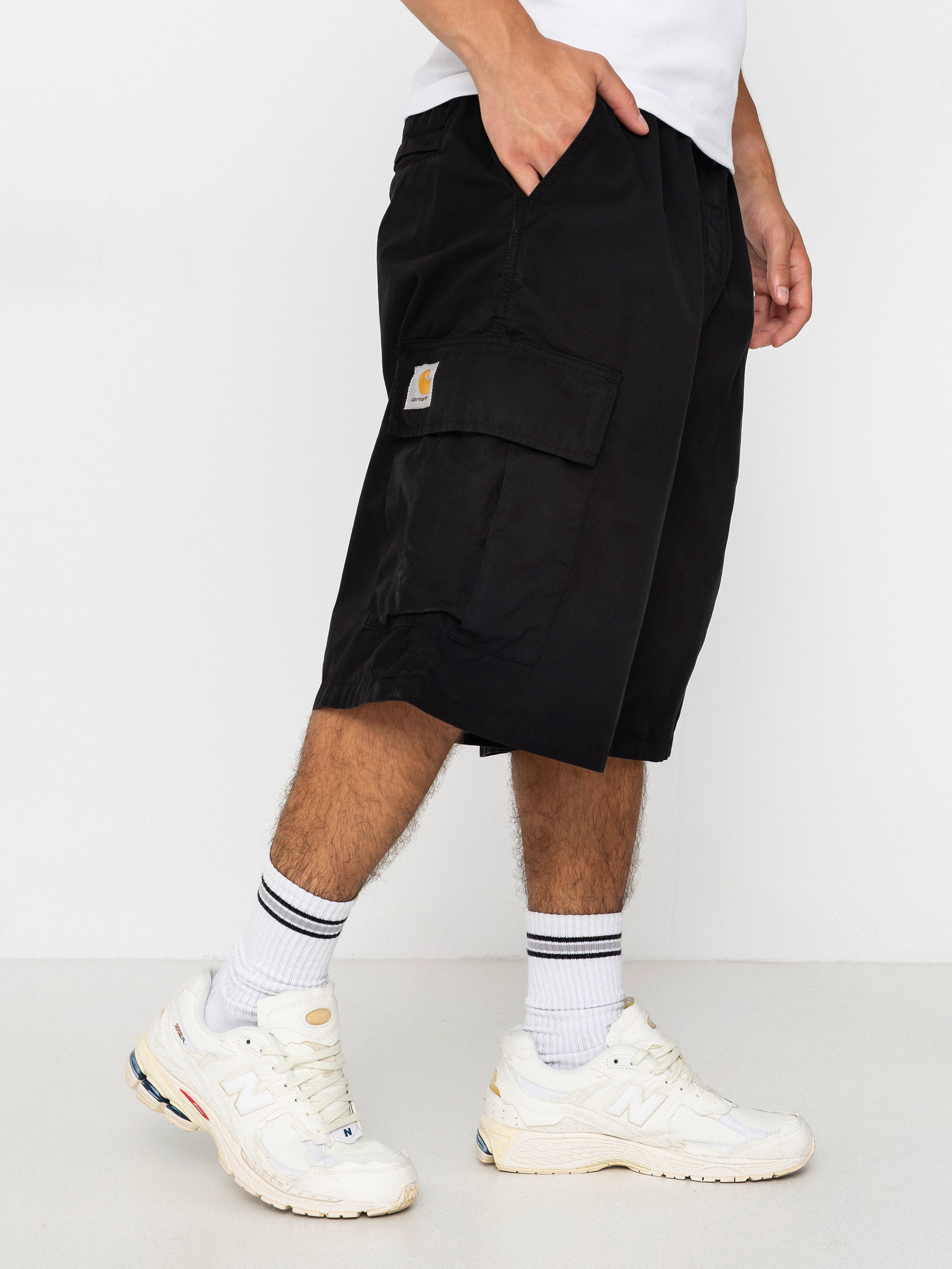 Pantaloni scurți Carhartt WIP Mandler Cargo (black)