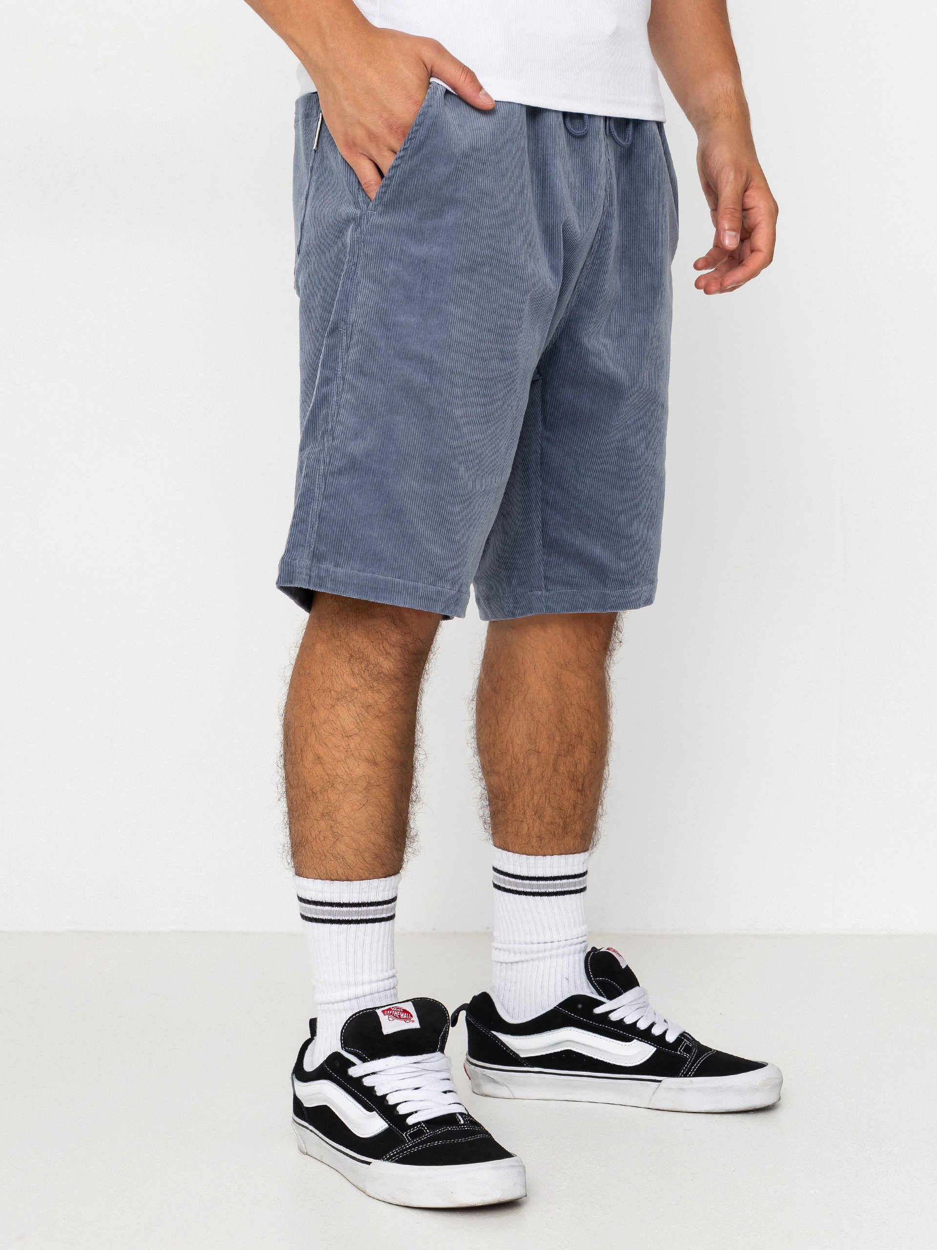 Pantaloni scurți Iriedaily Corvin (greyblue)