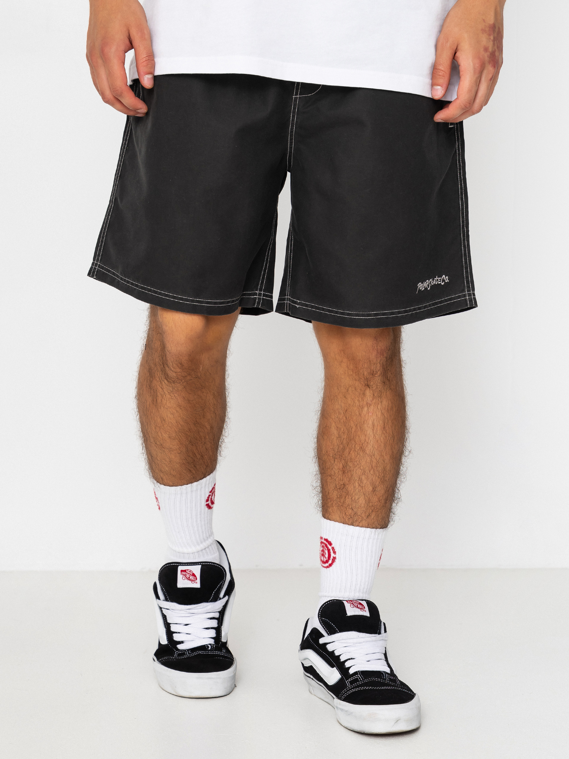 Pantaloni scurți Polar Skate Ziggy Swim (vintage black)