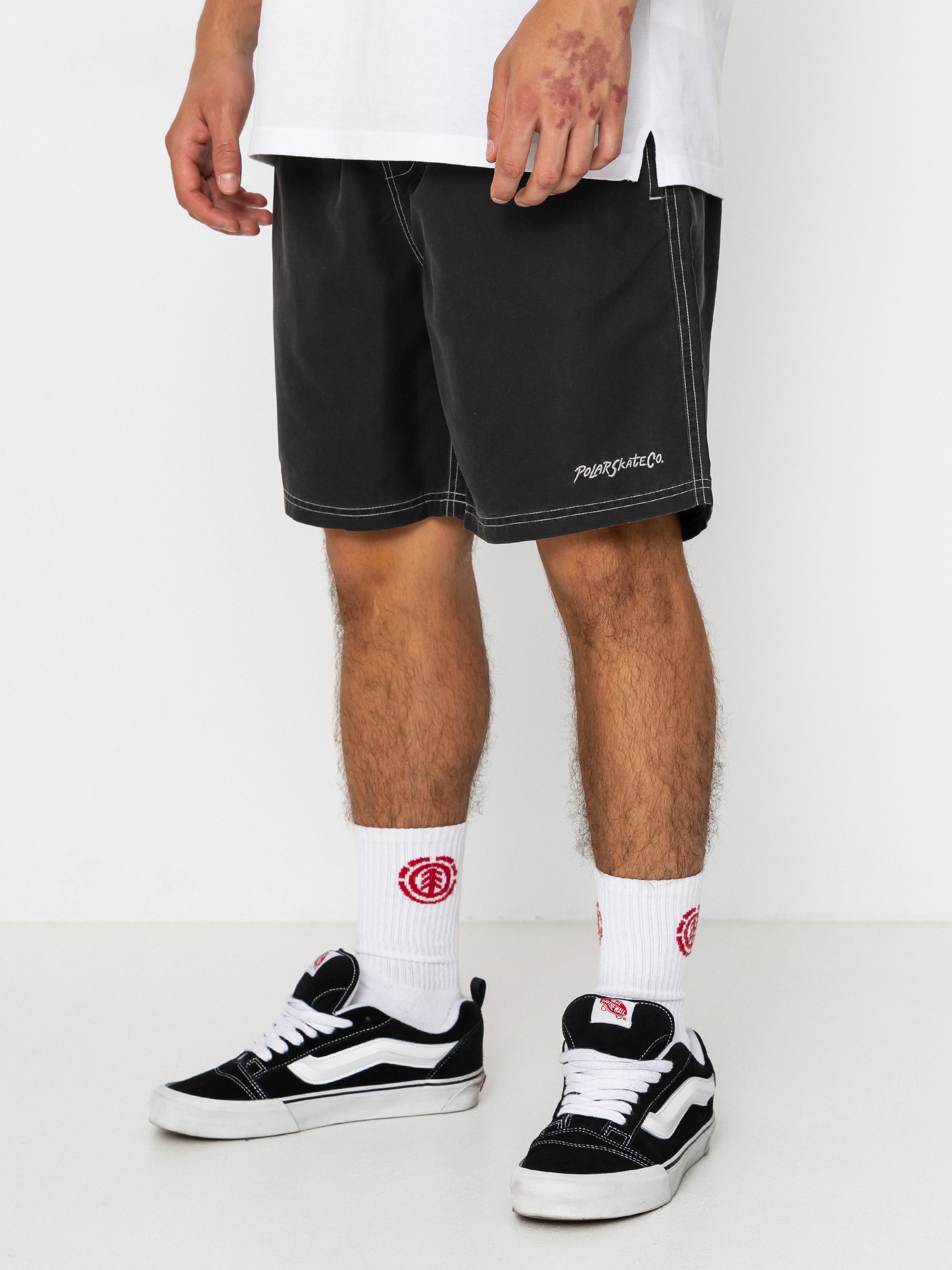 Pantaloni scurți Polar Skate Ziggy Swim (vintage black)