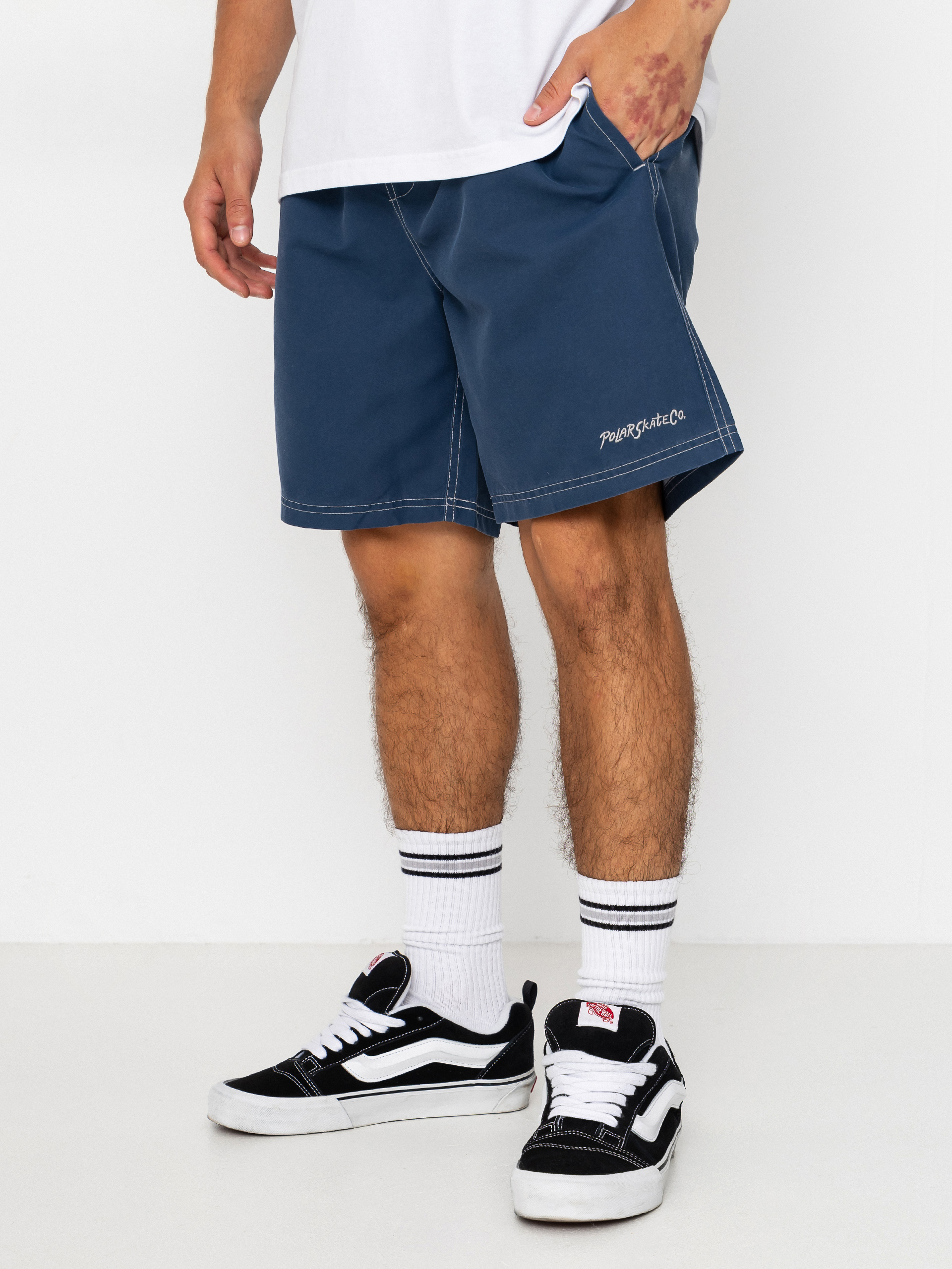 Pantaloni scurți Polar Skate Ziggy Swim (vintage indigo)