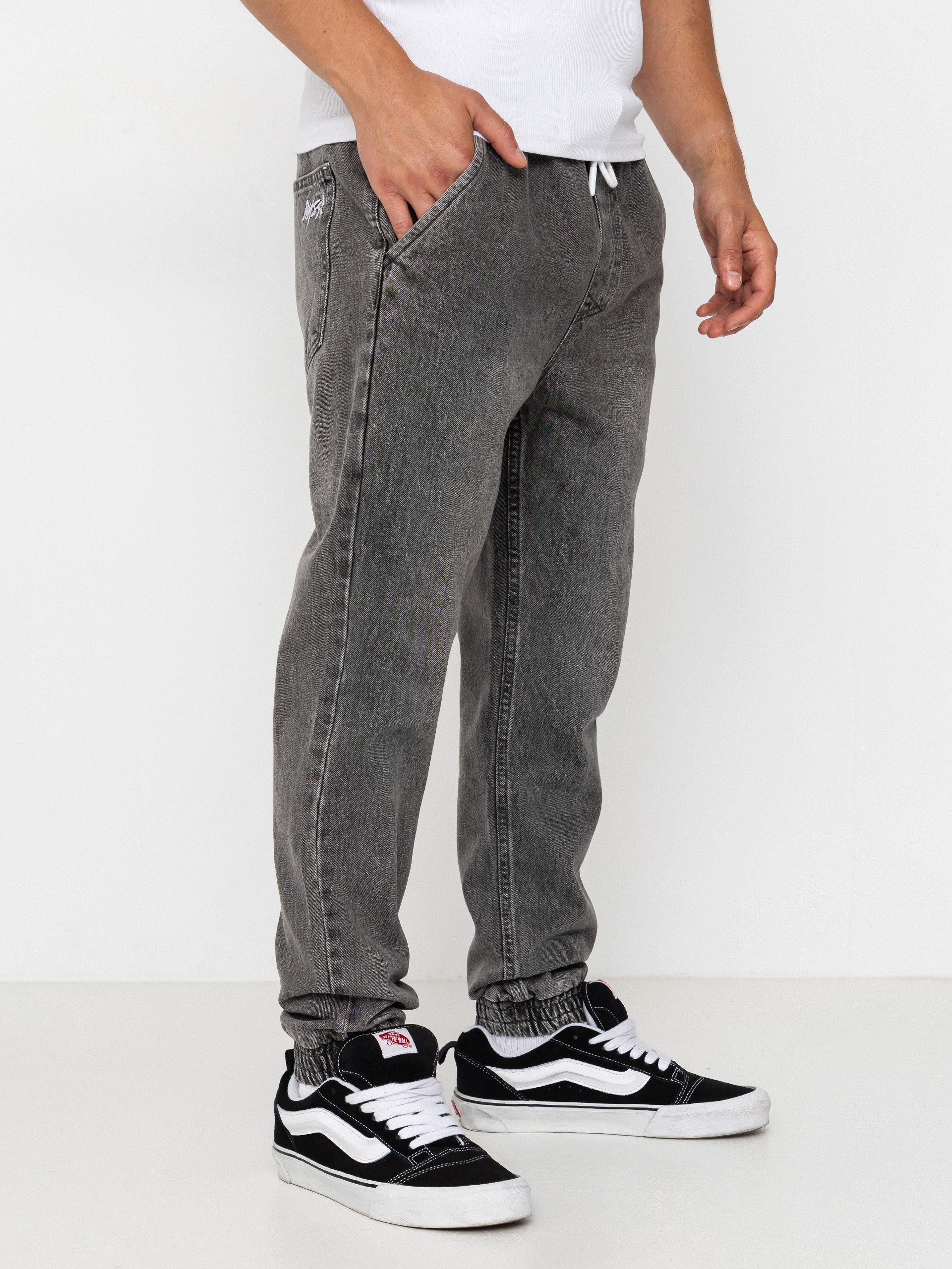 Pantaloni MassDnm Jogger Jeans Signature 2.0 (grey)