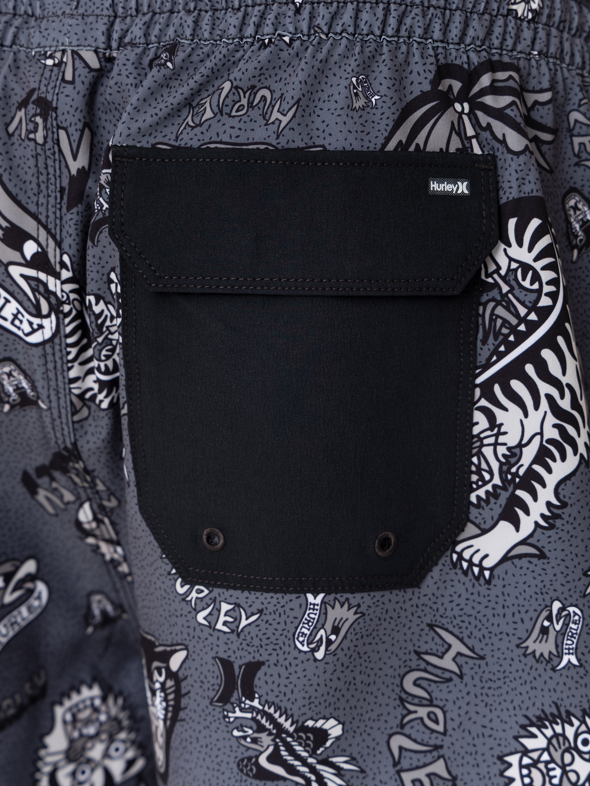 Pantaloni scurți Hurley Volley Flex Art (black)