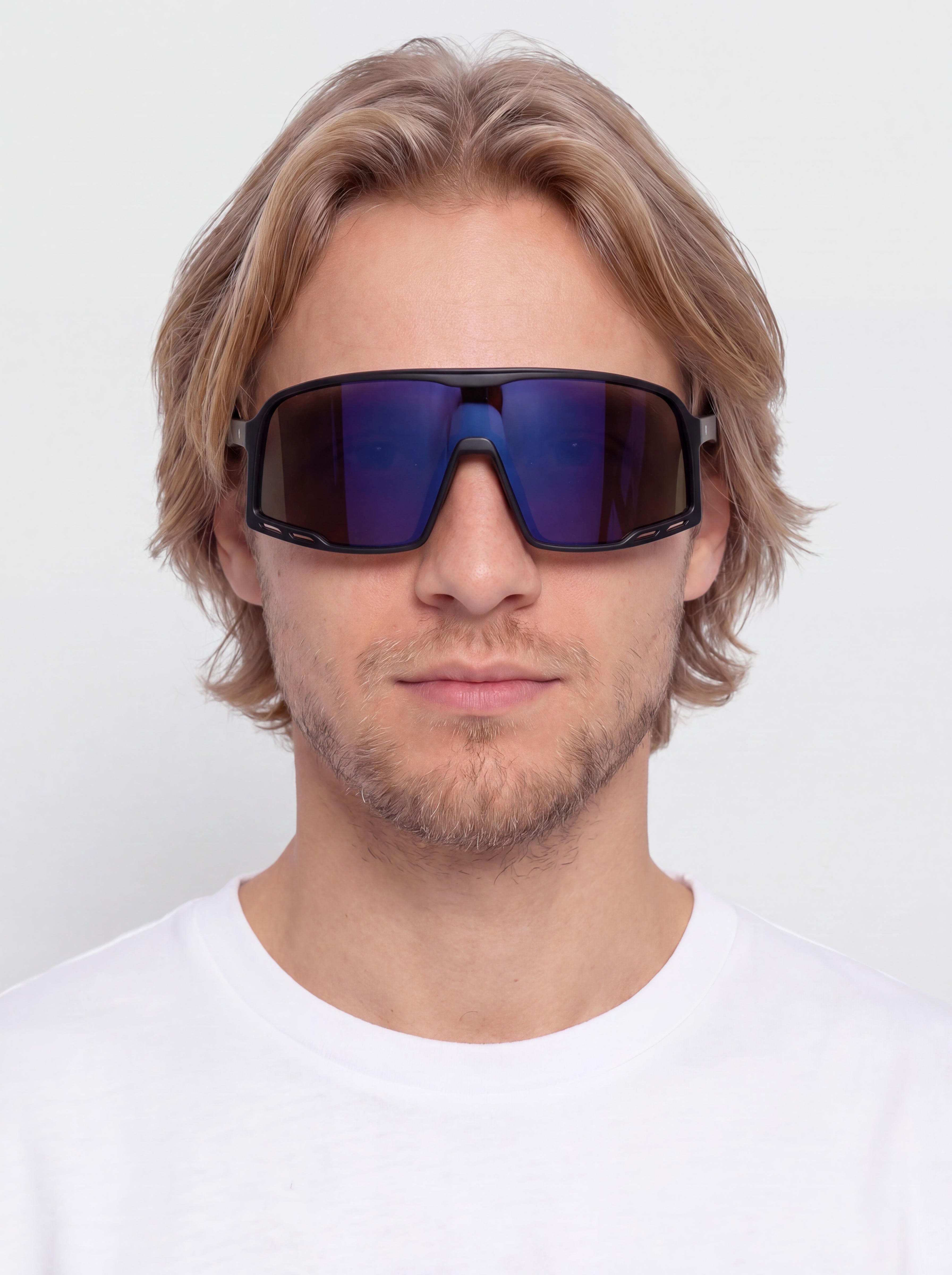 Ochelari de soare CHPO Henrik (matte black/purple mirror)