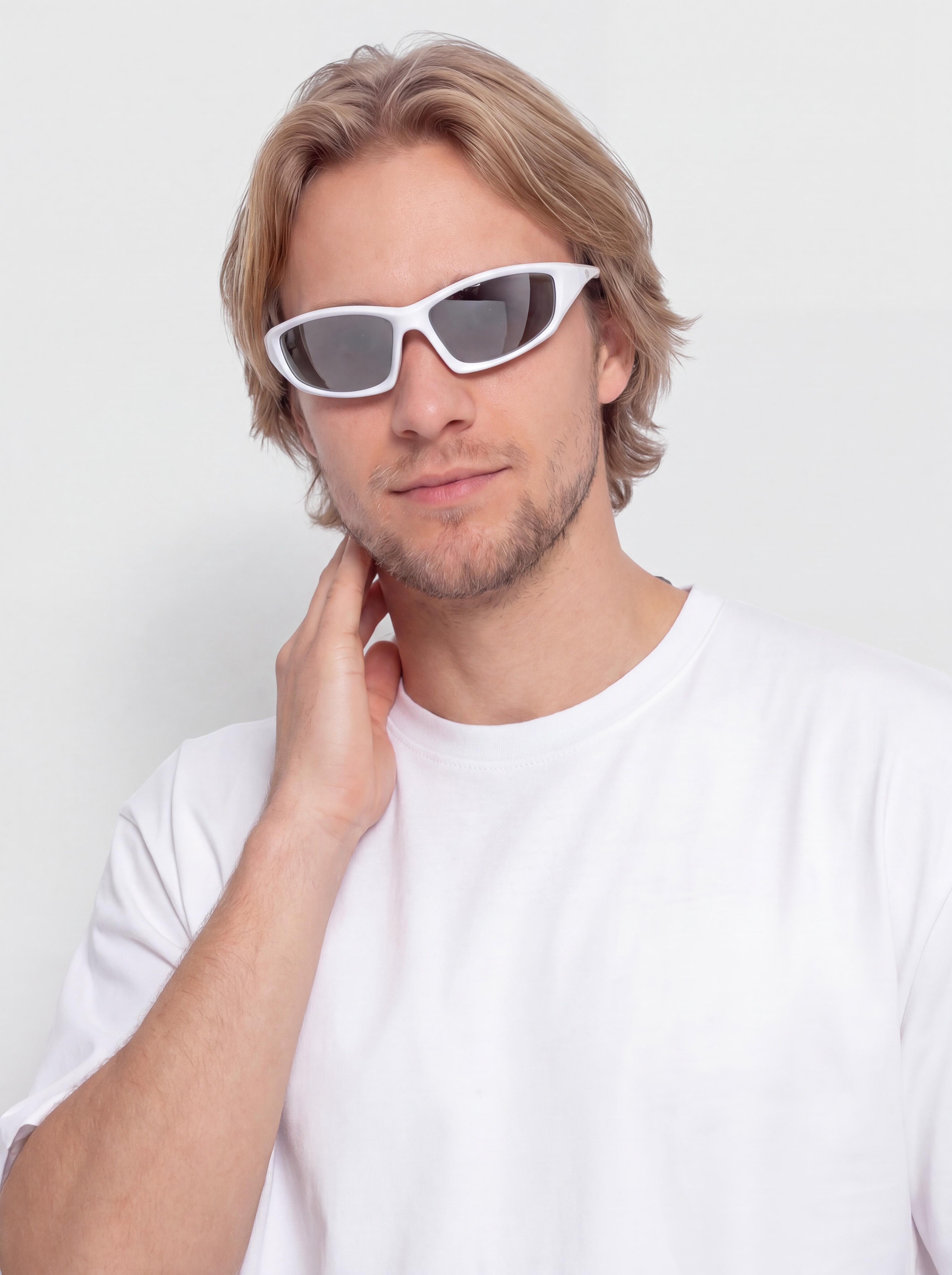 Ochelari de soare CHPO Kotti (white/silver mirror)