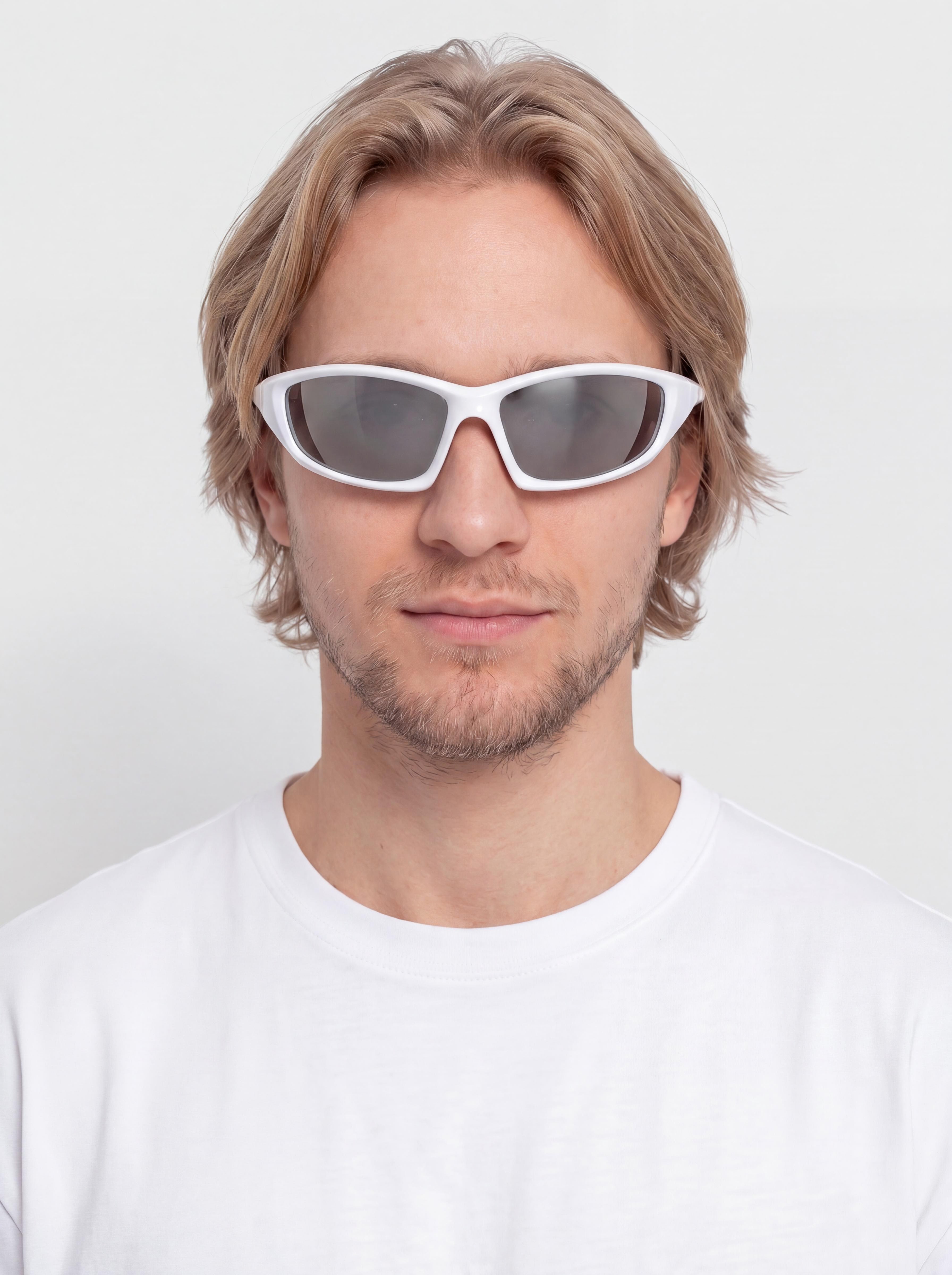 Ochelari de soare CHPO Kotti (white/silver mirror)