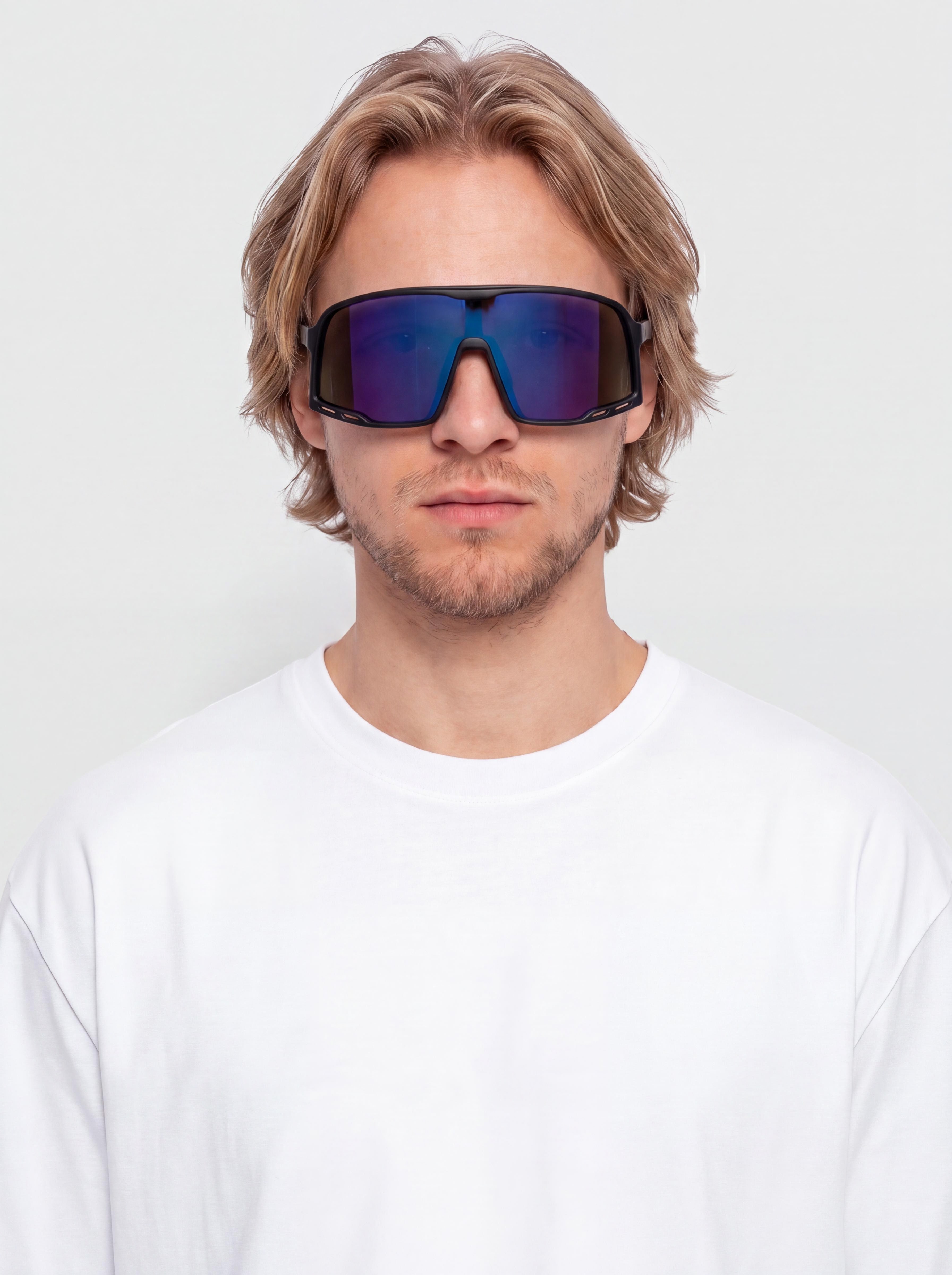 Ochelari de soare CHPO Henrik (matte black/purple mirror)