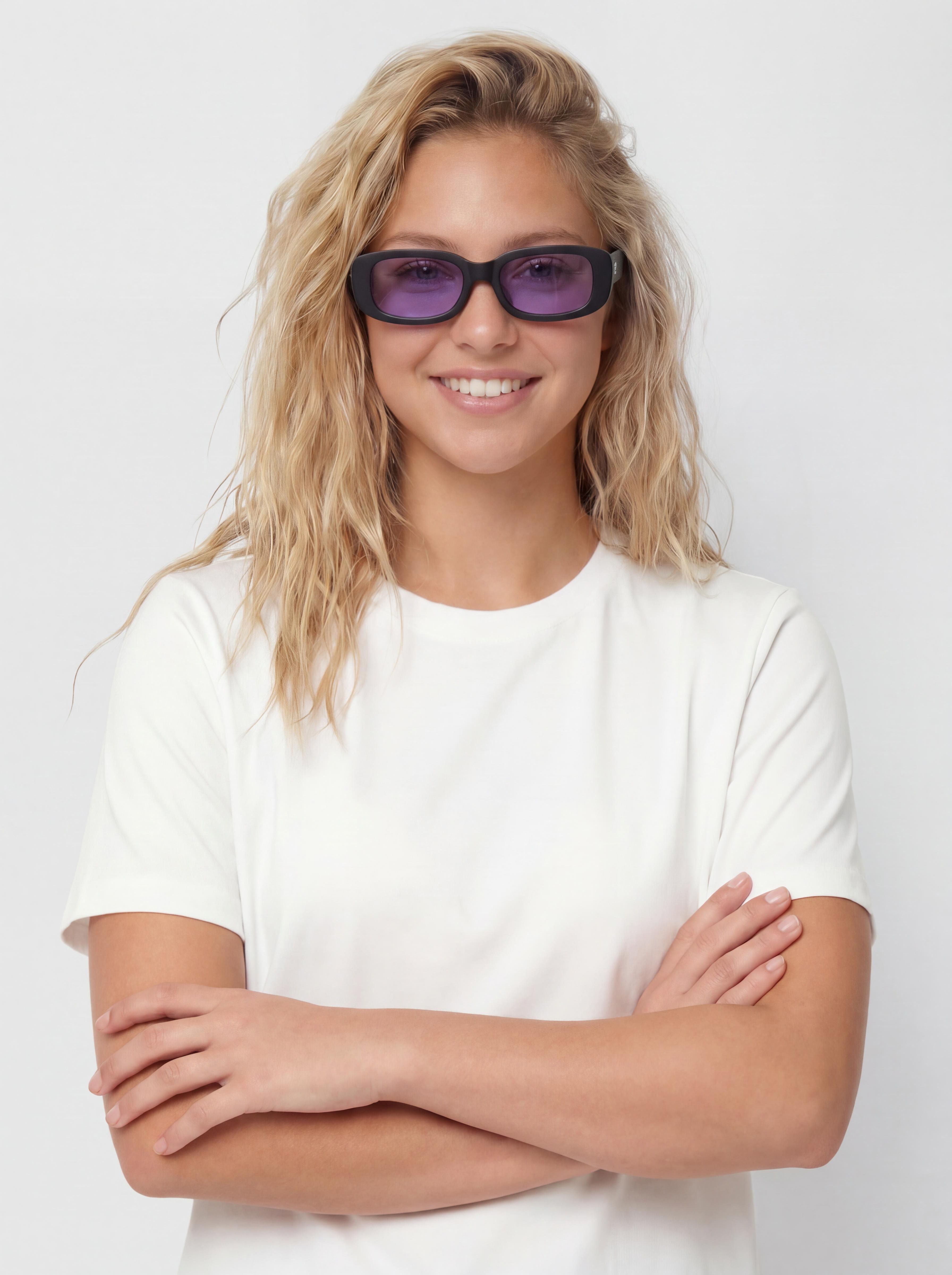 Ochelari de soare CHPO Nicole (matte black/purple)
