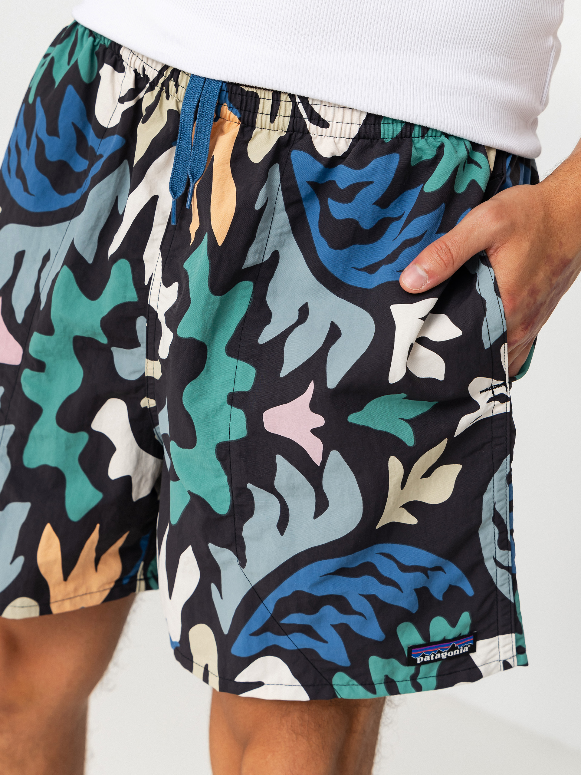 Pantaloni scurți Patagonia Baggies 5in (kaleido/black)