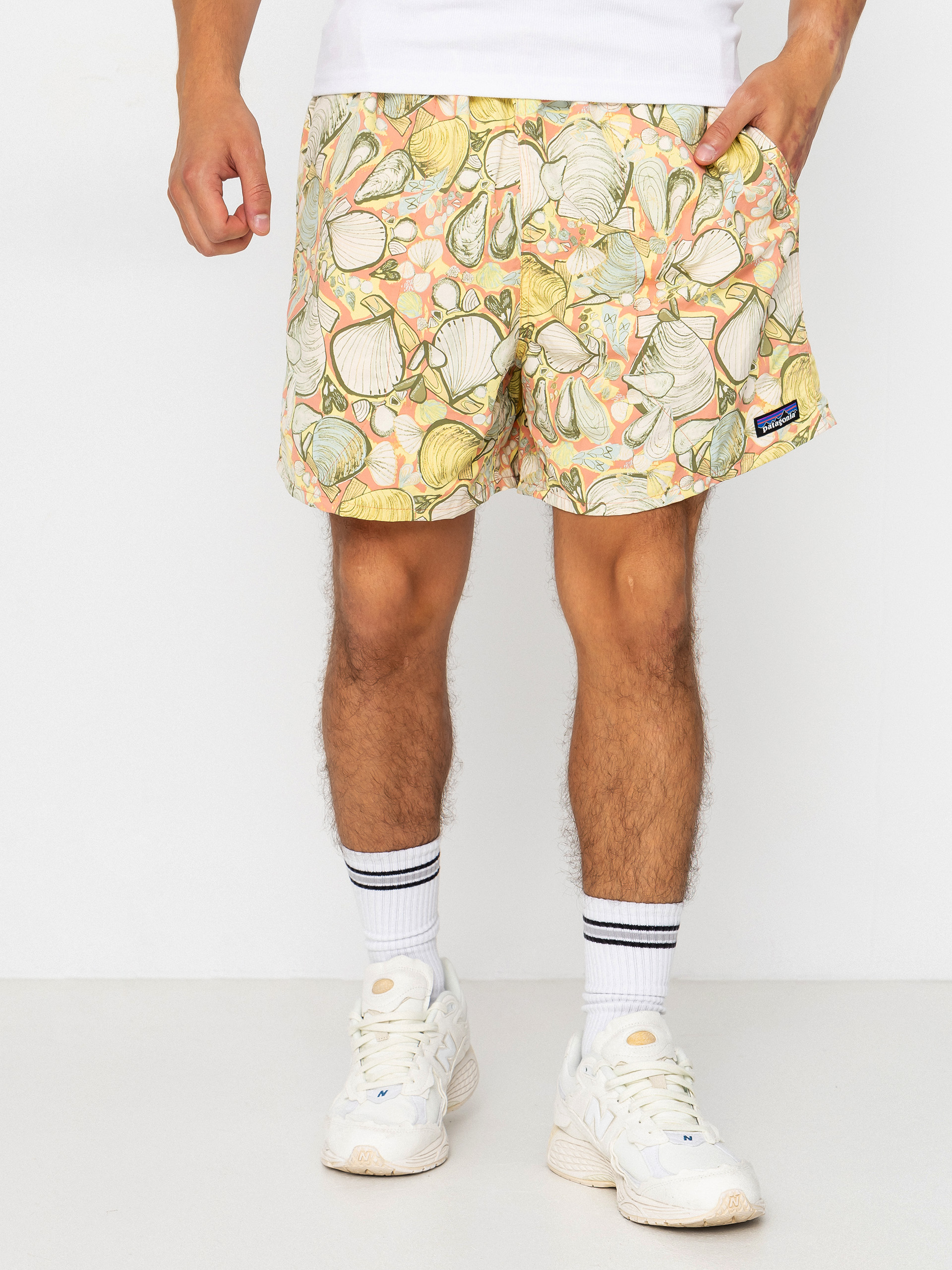 Pantaloni scurți Patagonia Baggies 5in (shelly shelly/mellow melon)