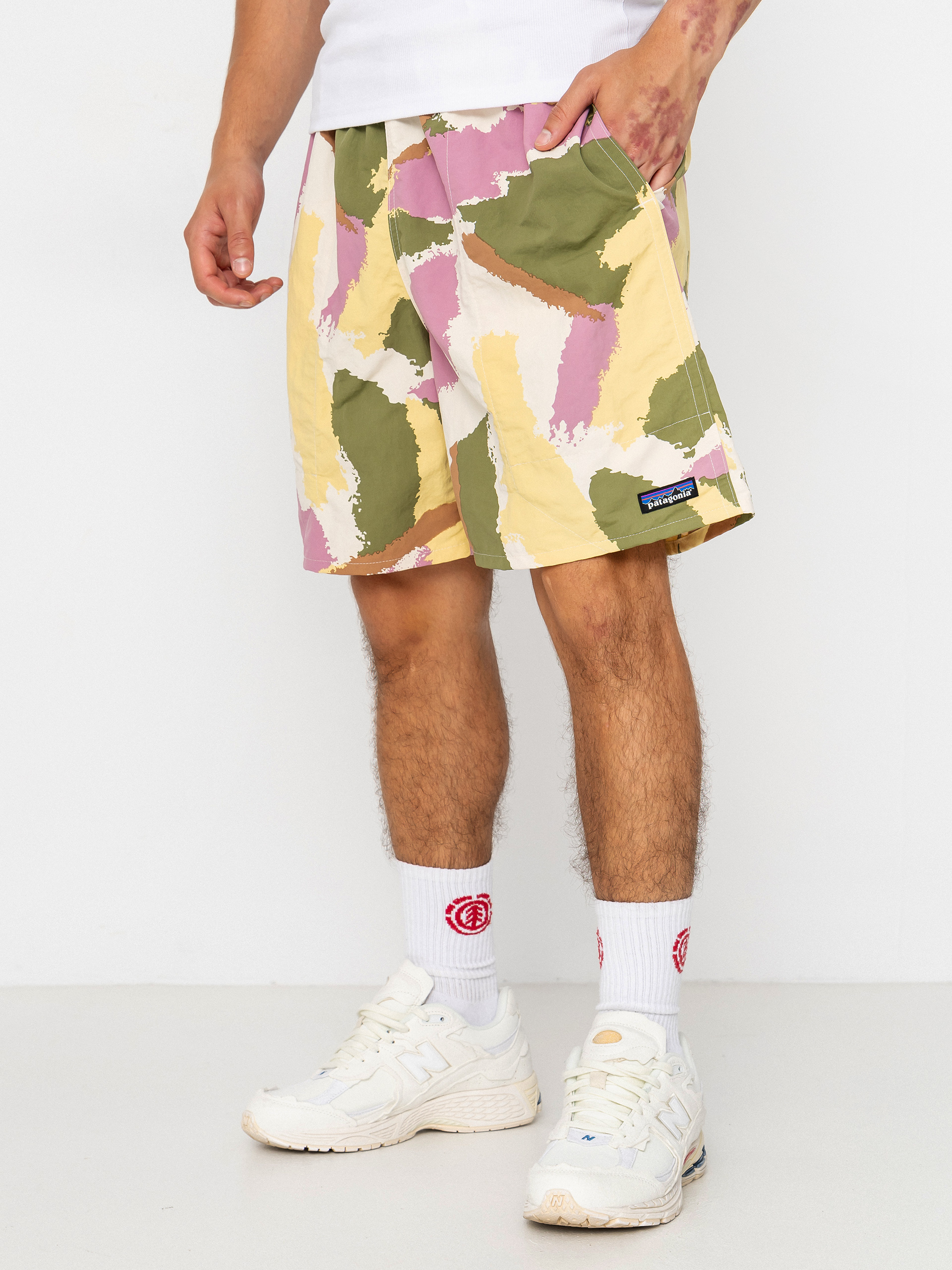 Pantaloni scurți Patagonia Baggies 7in (sunshine/natural)