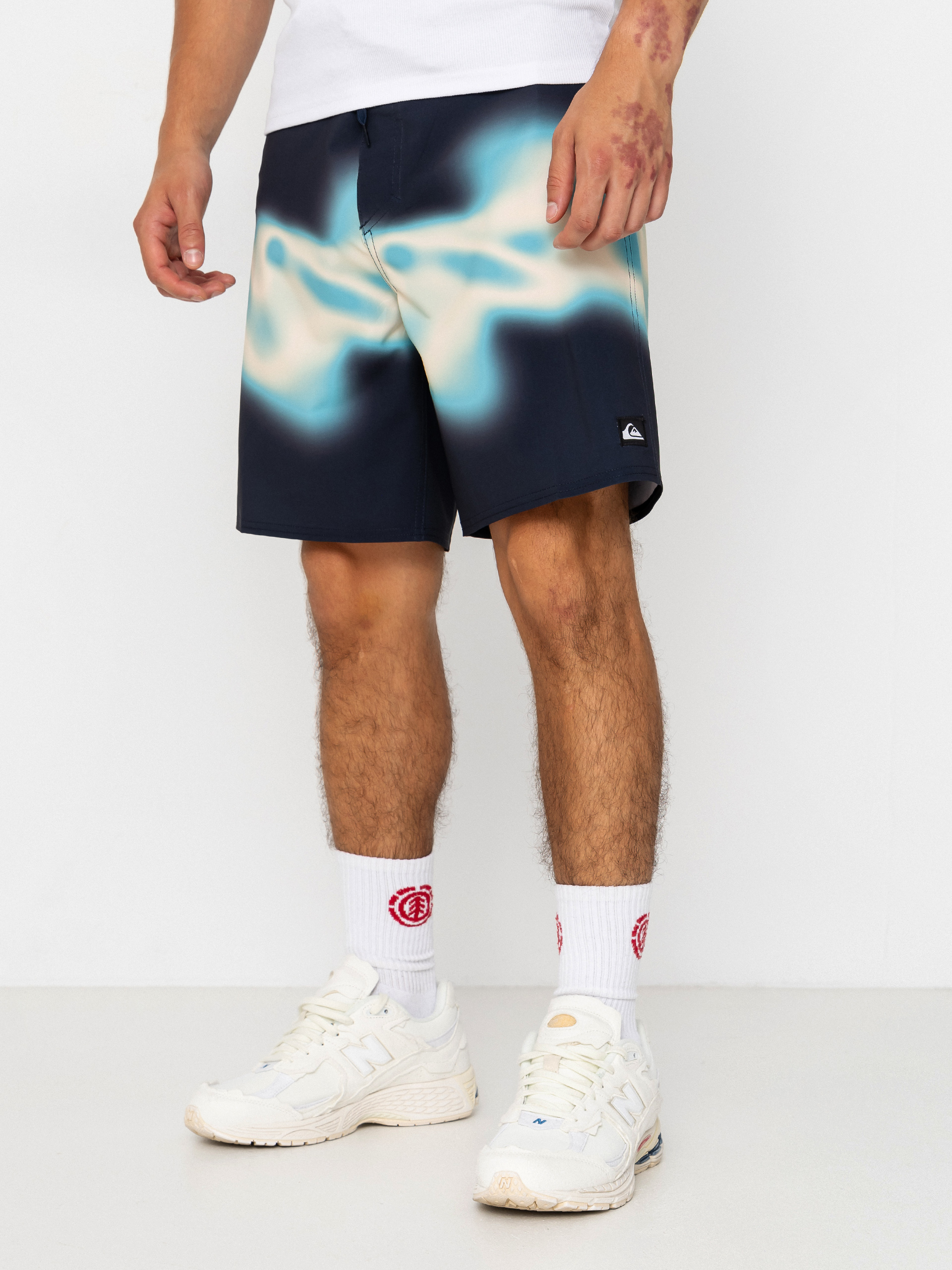 Șort Quiksilver Surfsilk Straight 18 (dark navy thermo stripe)