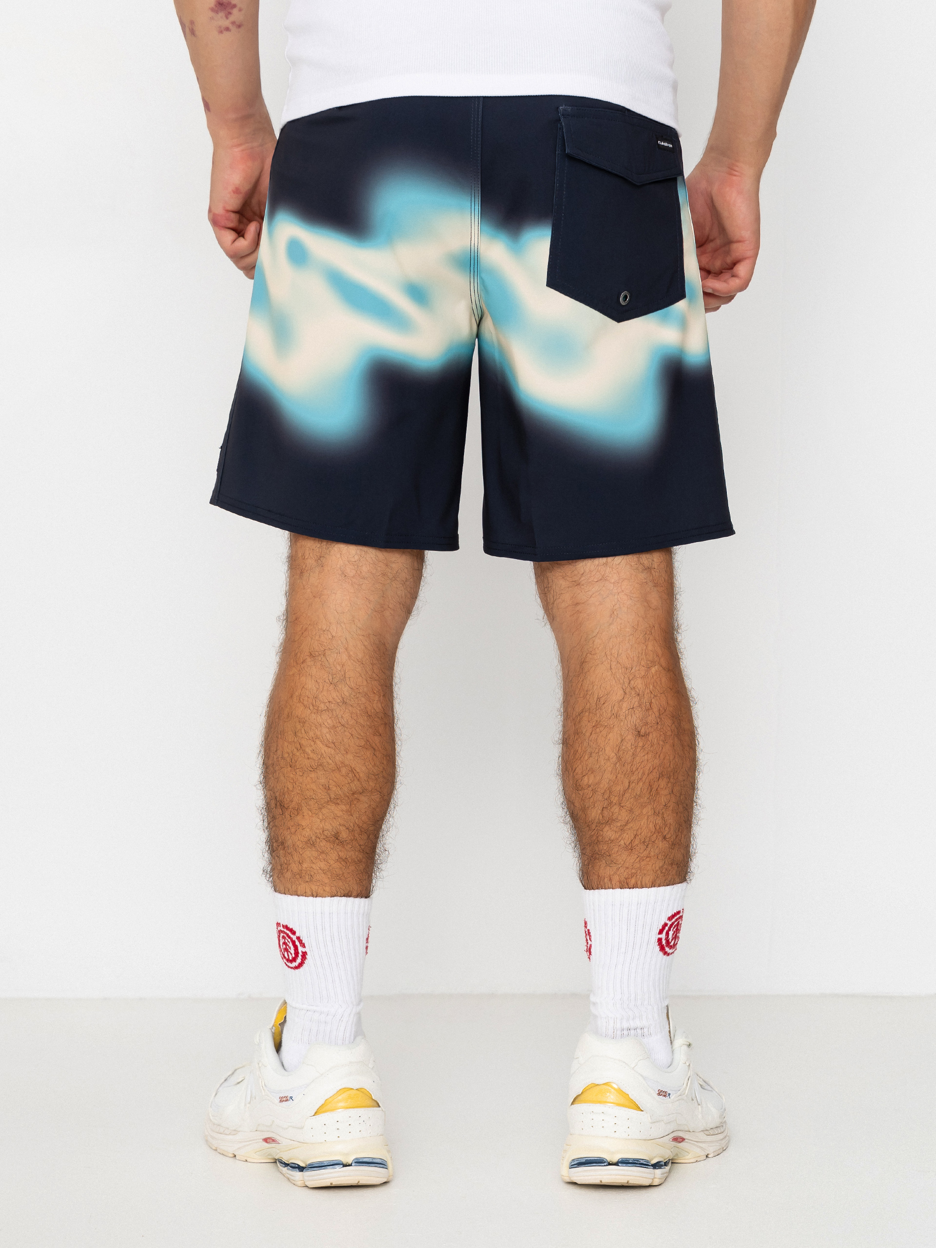 Șort Quiksilver Surfsilk Straight 18 (dark navy thermo stripe)