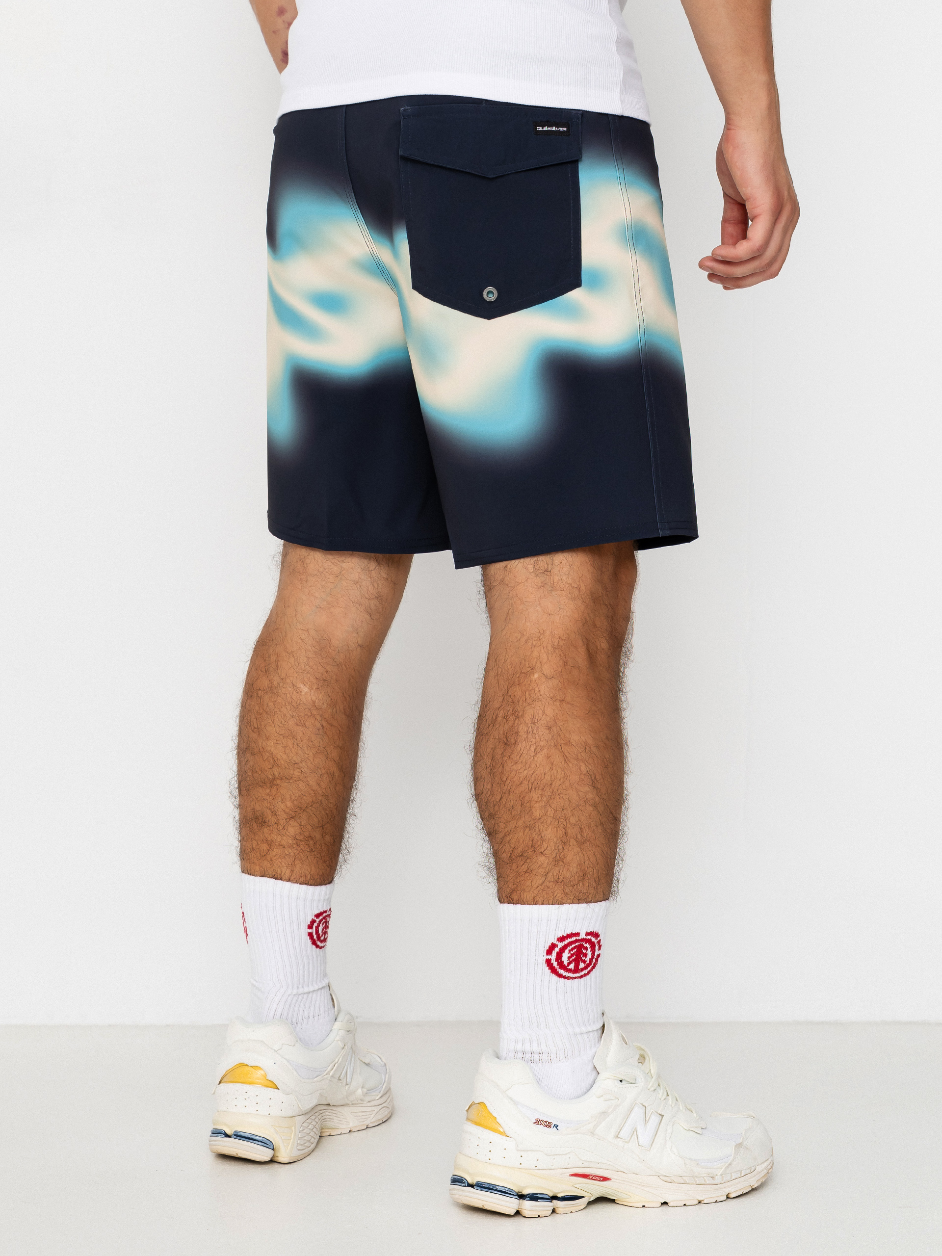 Șort Quiksilver Surfsilk Straight 18 (dark navy thermo stripe)